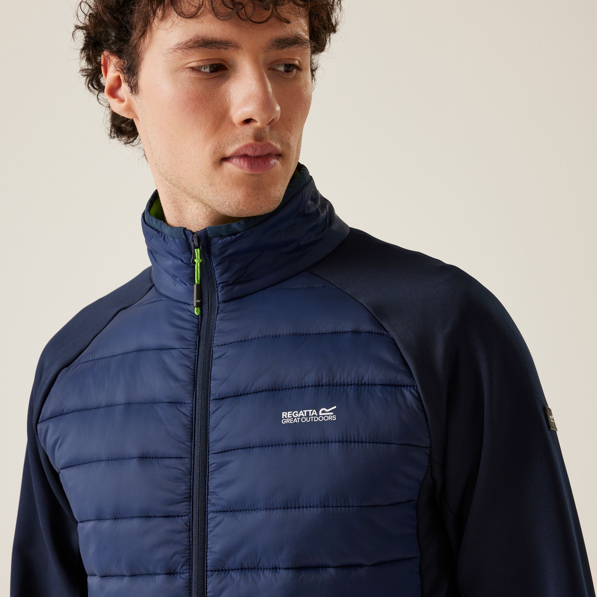 Men's Clumber IV Hybrid Jacket | Navy Green Flash