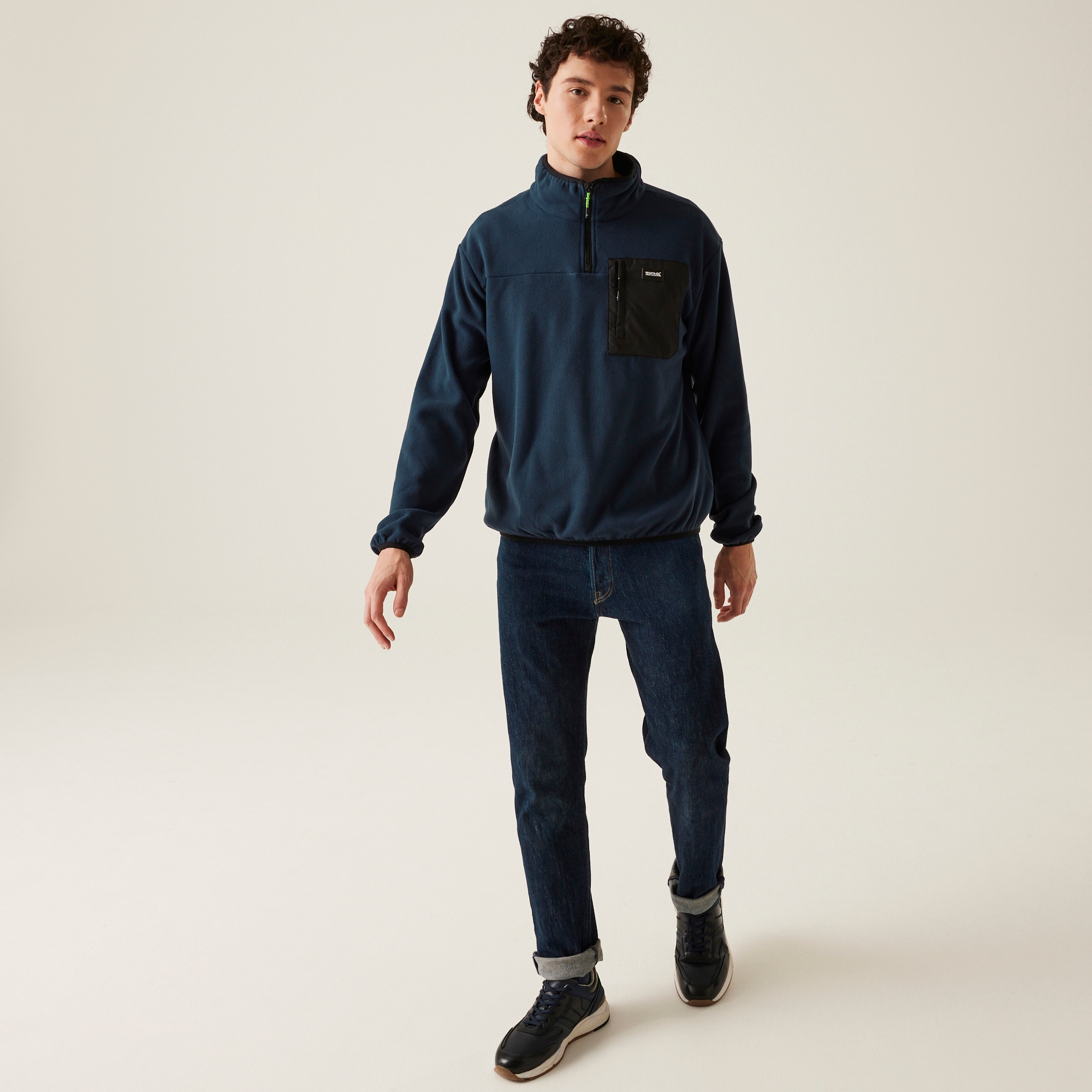 Men's Frankie Half Zip Fleece | Navy