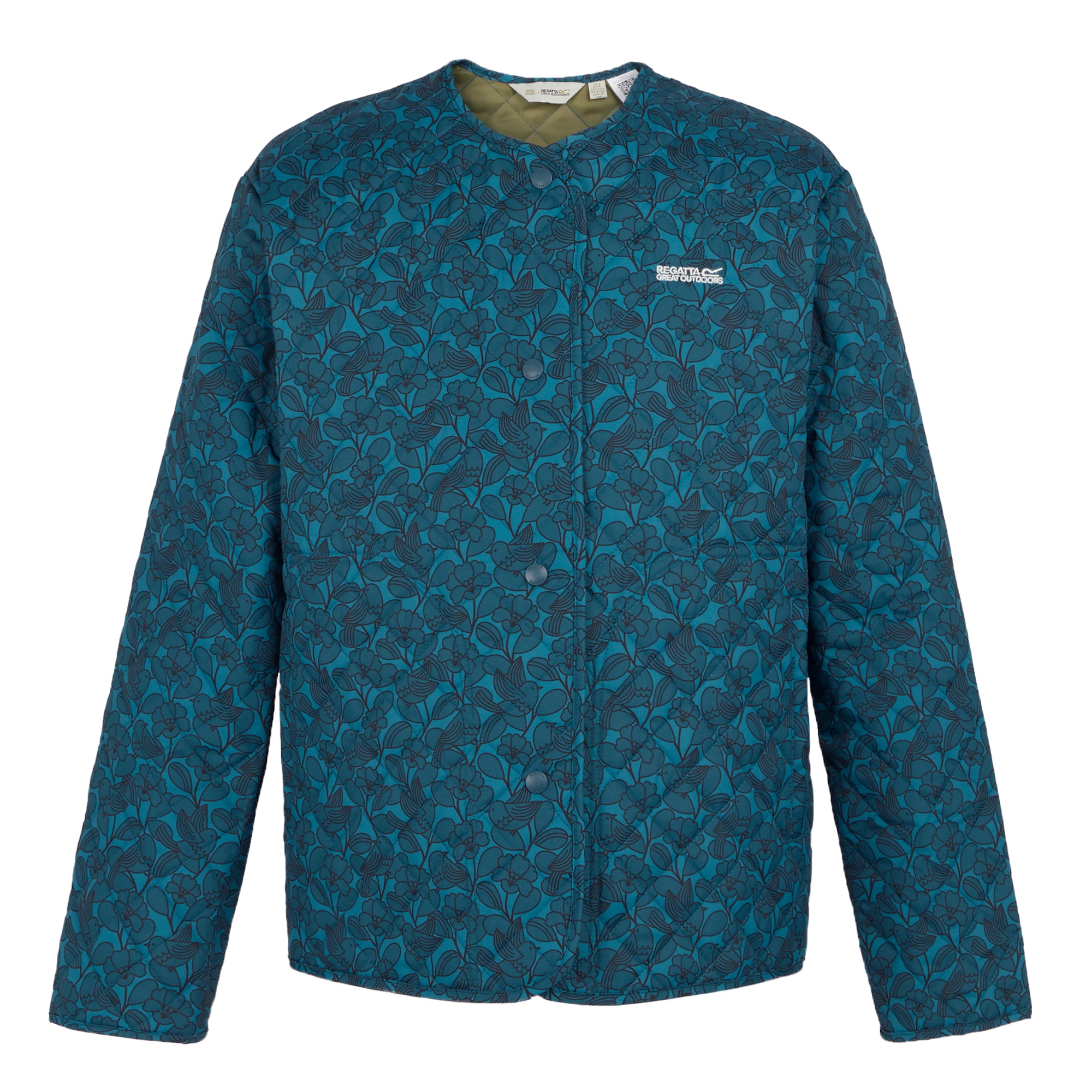 Orla Kiely Quilted Jacket | Birdy Blue