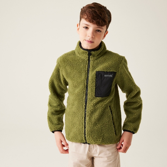 Kids' Frankie Full Zip Fleece | Nephrite Green