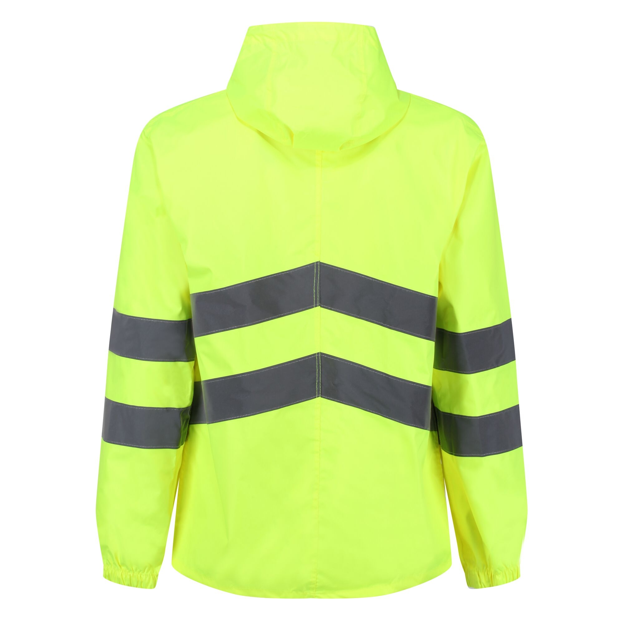 Men's Hi-Vis Pro Waterproof Reflective Packaway Work Jacket | Yellow