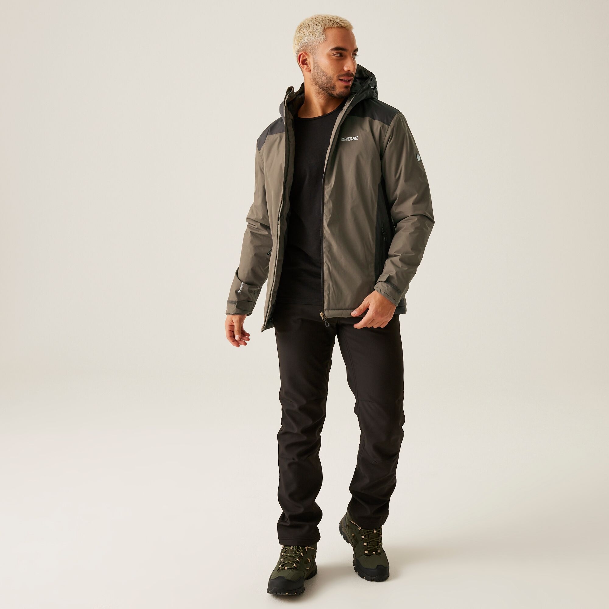 Men's Thornridge II Waterproof Insulated Jacket | Crocodile Ash Black