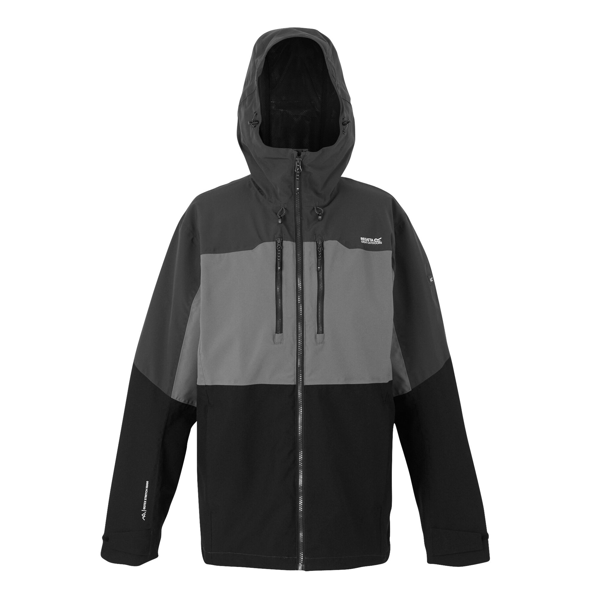 Men's Maland II Waterproof Jacket | Granite Grey Ash Black