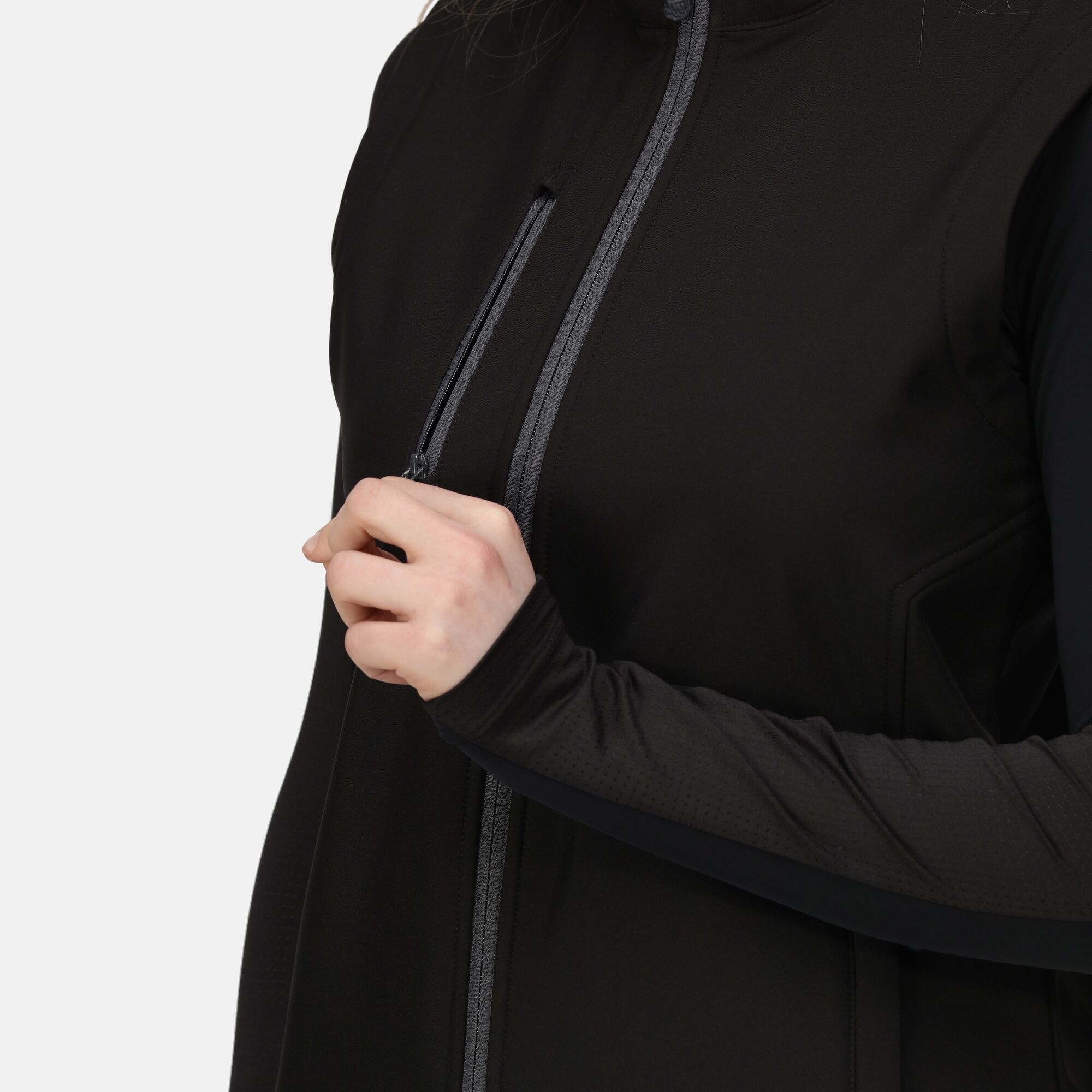 Women's Ablaze 3-layer Printable Softshell Jacket | Black