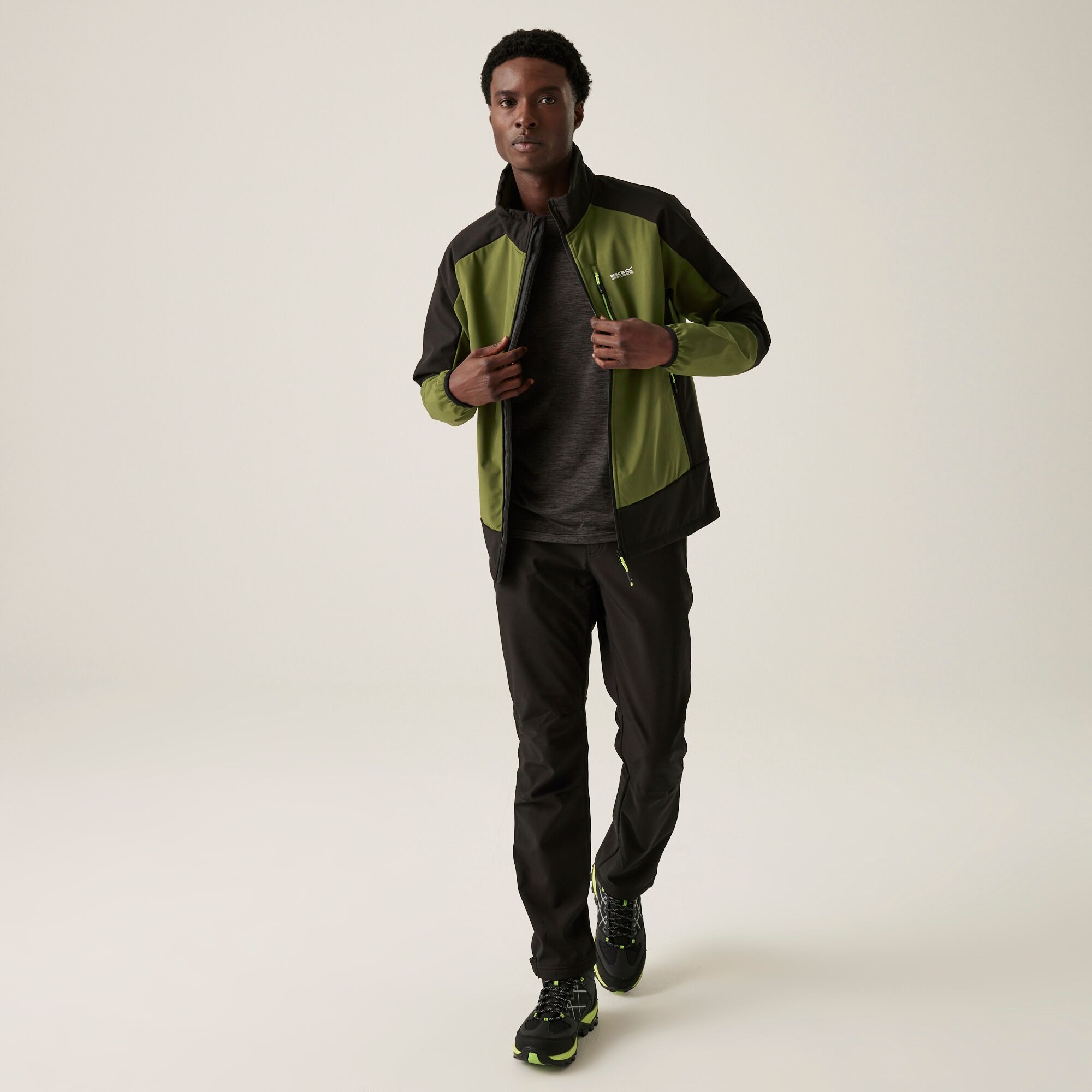 Men's Moutdale Softshell Jacket | Nephrite Green Black