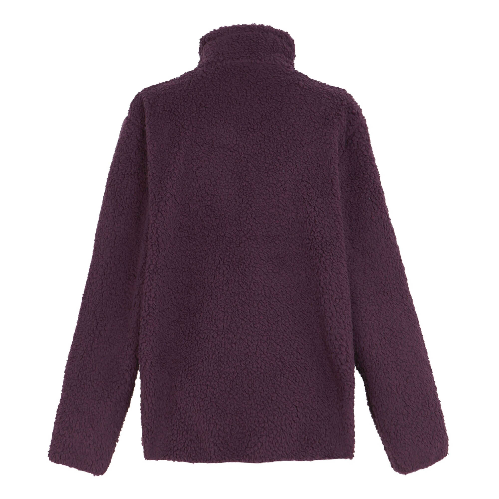 Women's Ria Fluffy Full Zip Fleece | Deep Plum
