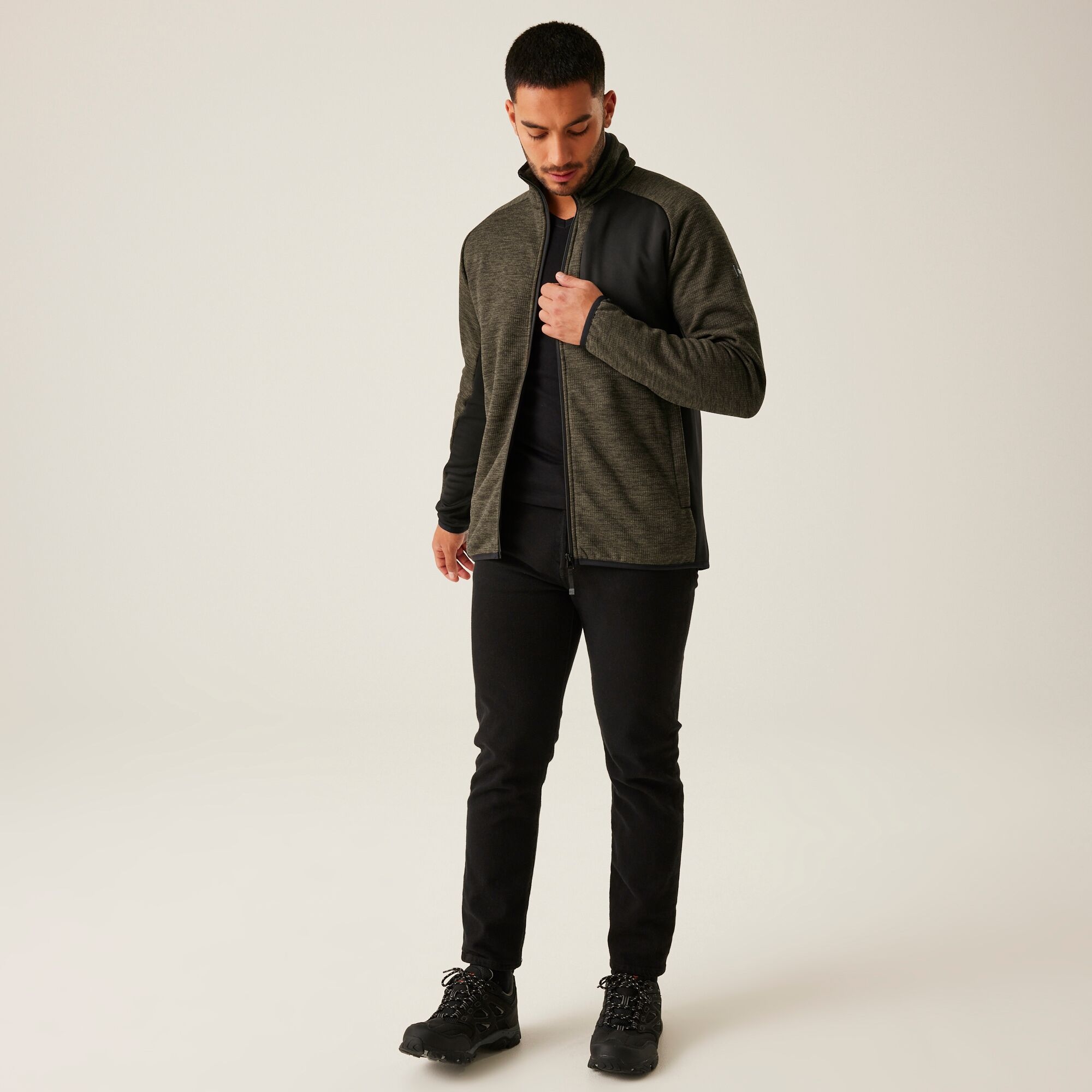 Men's Shorston Full Zip Fleece | Crocodile Marl