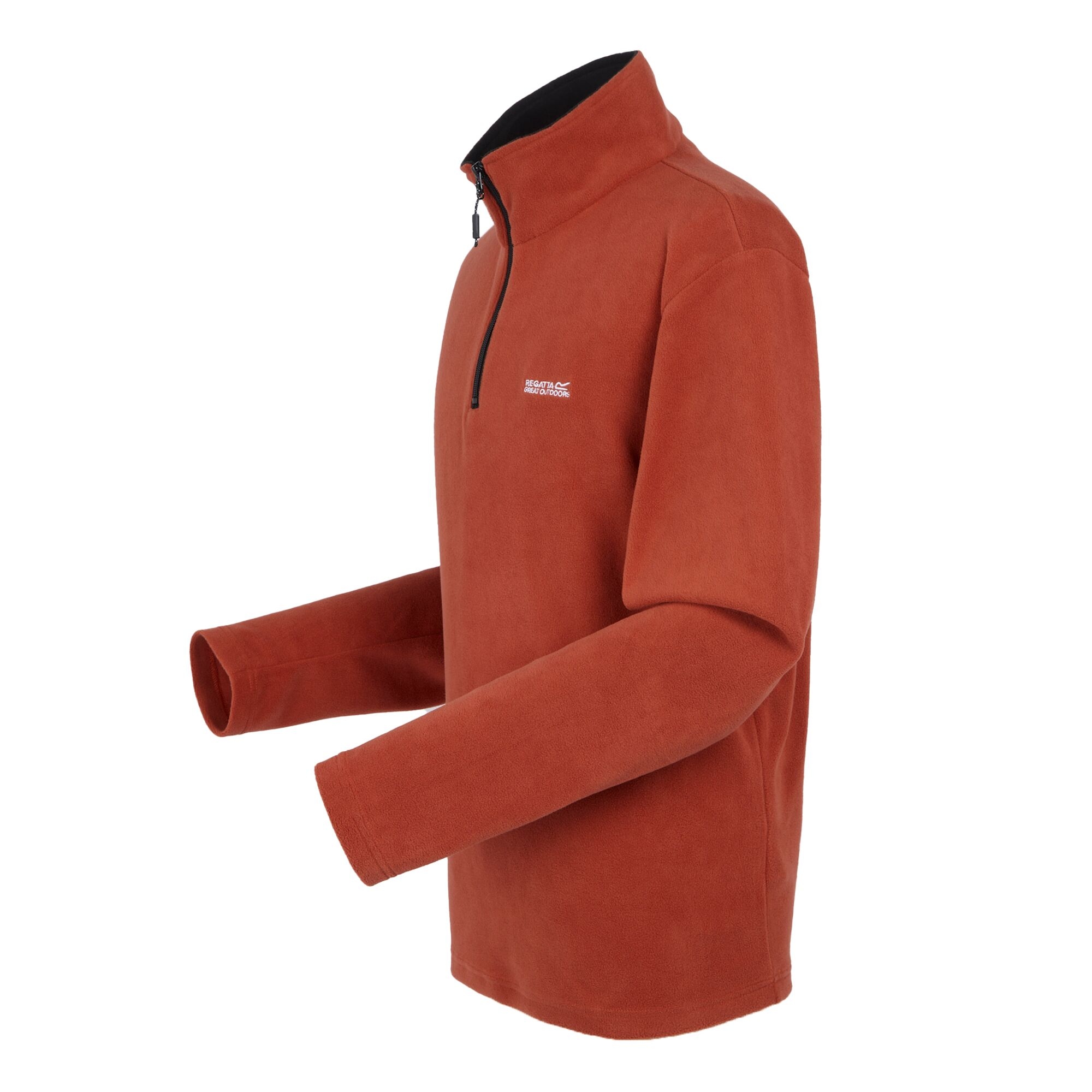 Men's Thompson Lightweight Half Zip Fleece | Red Ochre