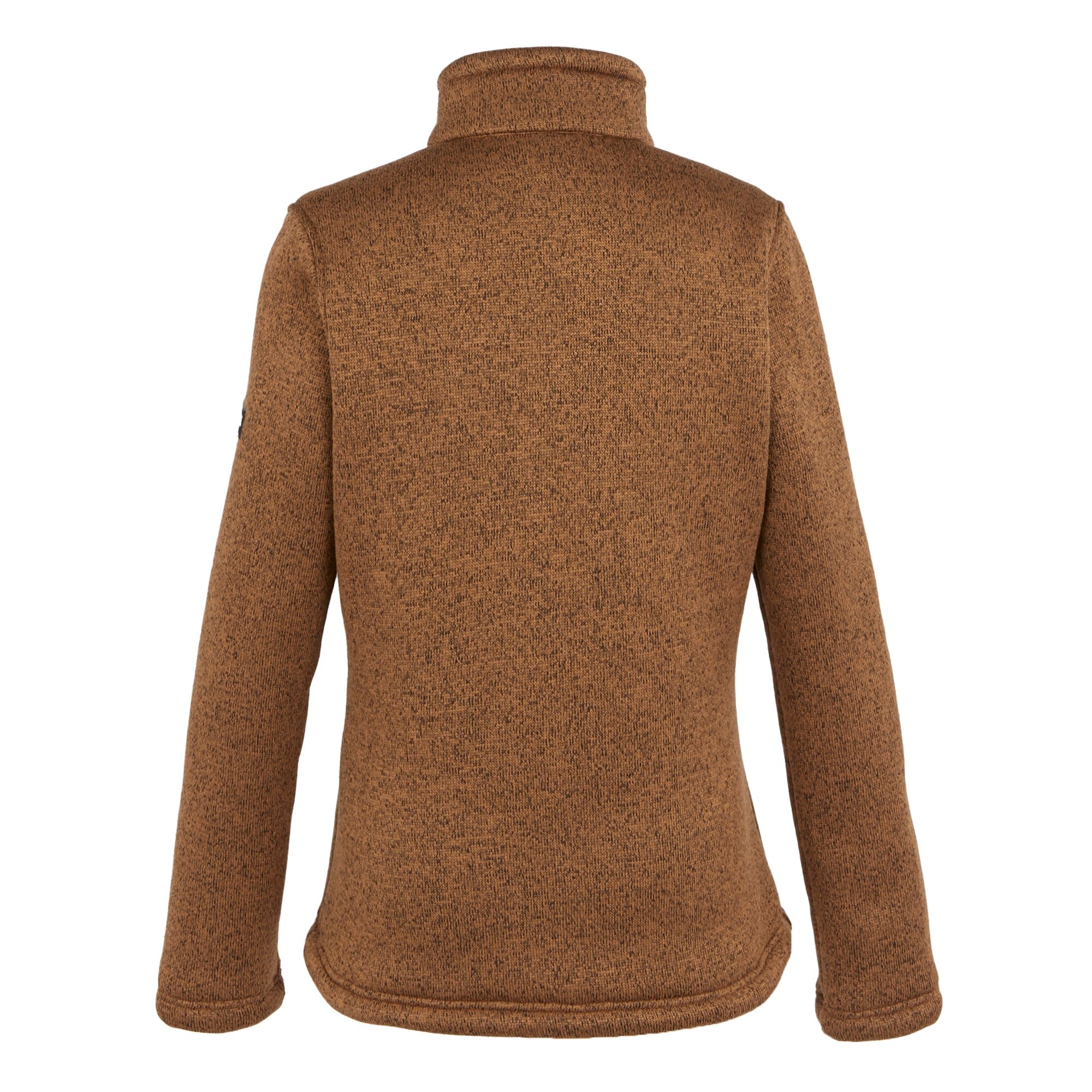 Women's Razia II Full Zip Bonded Fleece | Bran Brown(Light Vanilla)