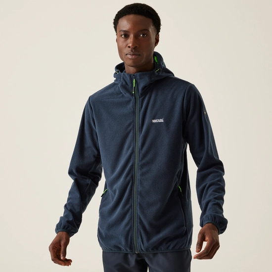 Men's Tahill Full Zip Fleece | Navy Green Flash