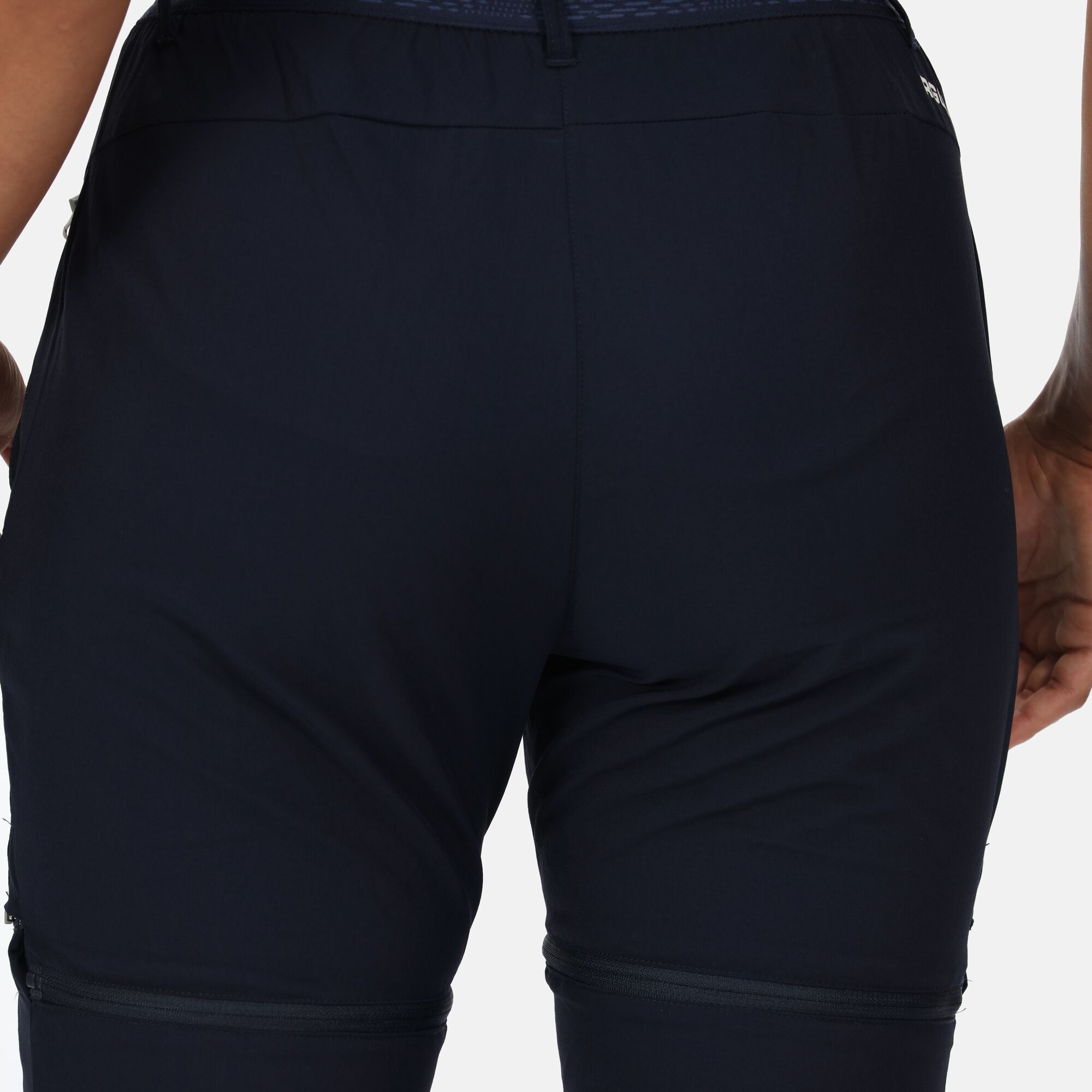 Women's Mountain Zip Off Walking Trousers | Navy