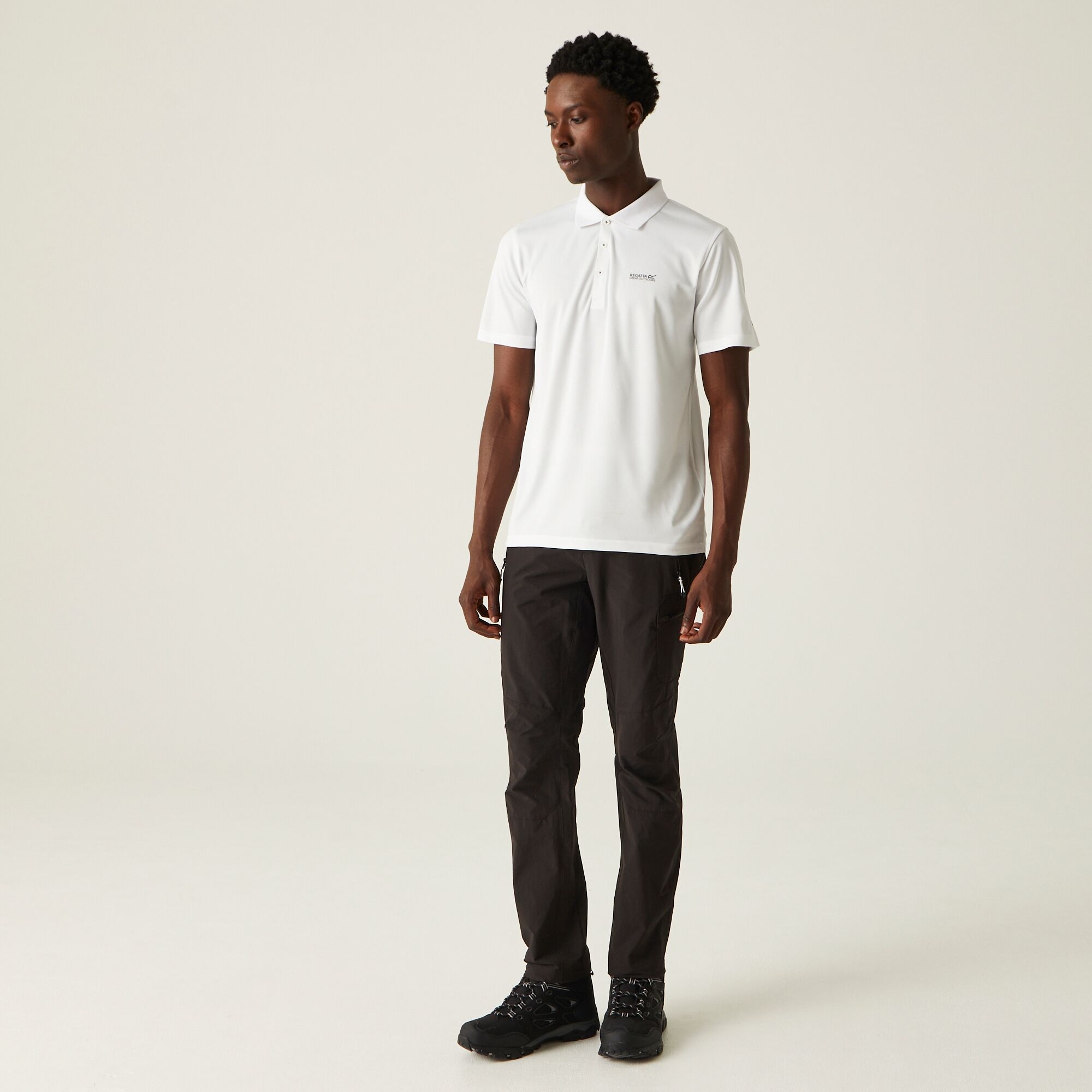 Men's Maverick V Active Polo Shirt | White