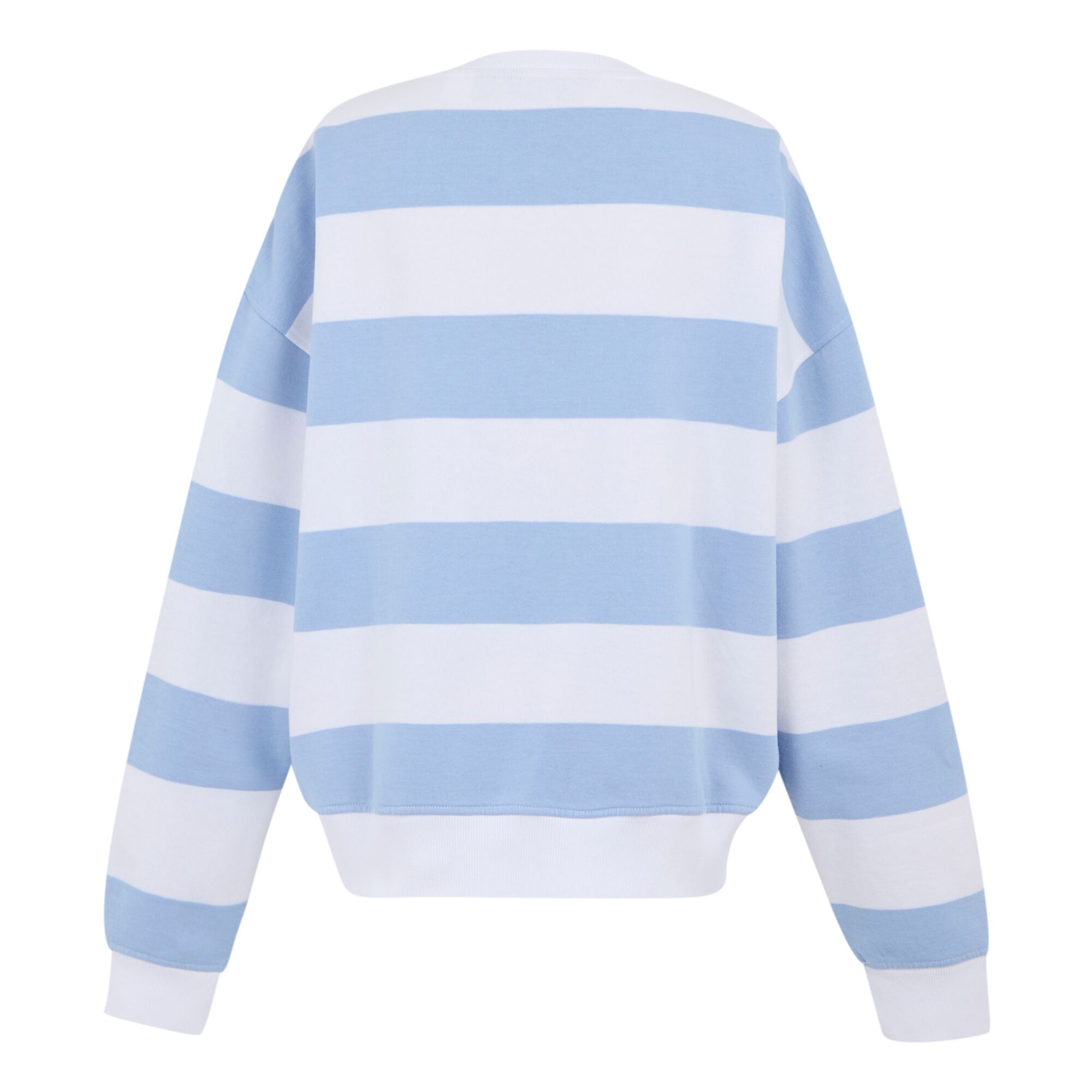 Women's Avika II Crew Neck Jumper | Chambray Blue White Stripe