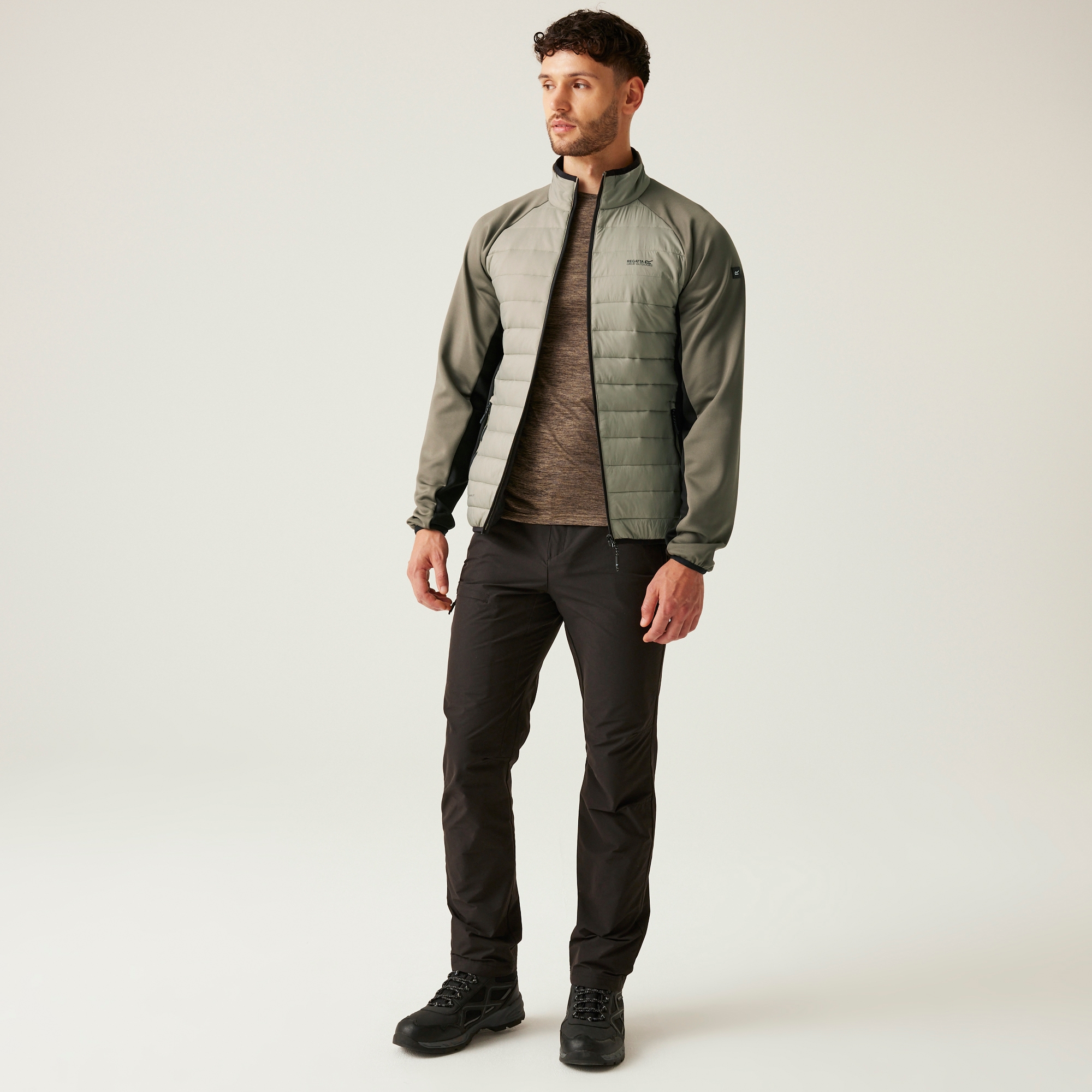 Men's Clumber IV Hybrid Jacket | Golden Sand Treetop Black