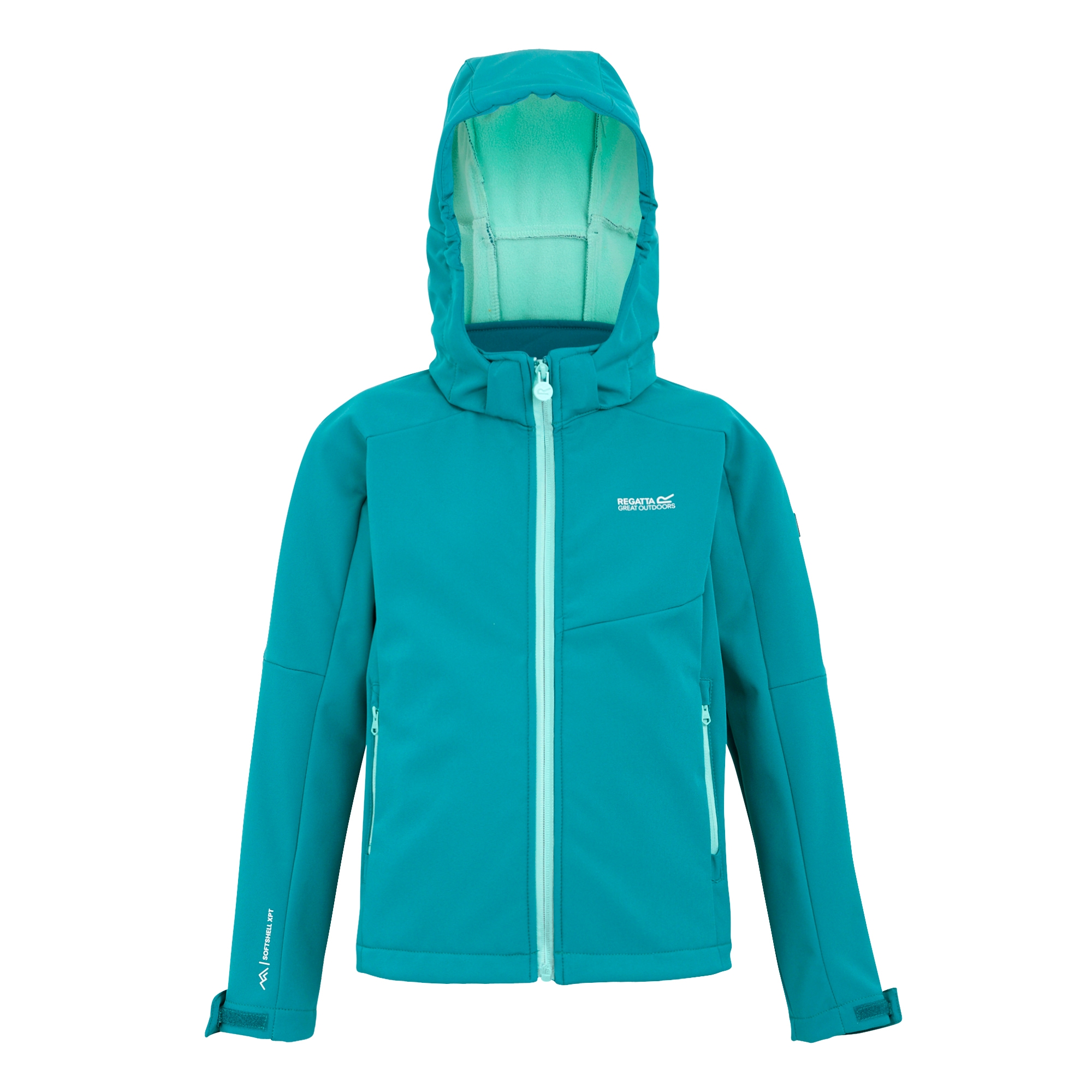 Kids' Acidity VIII Softshell Jacket | Exotic Plume Aruba Blue