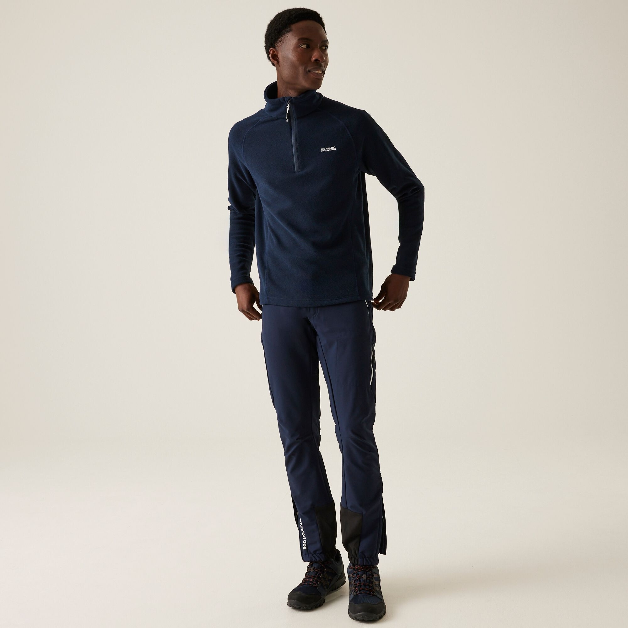 Men's Kenger Half Zip Midweight Fleece | Navy