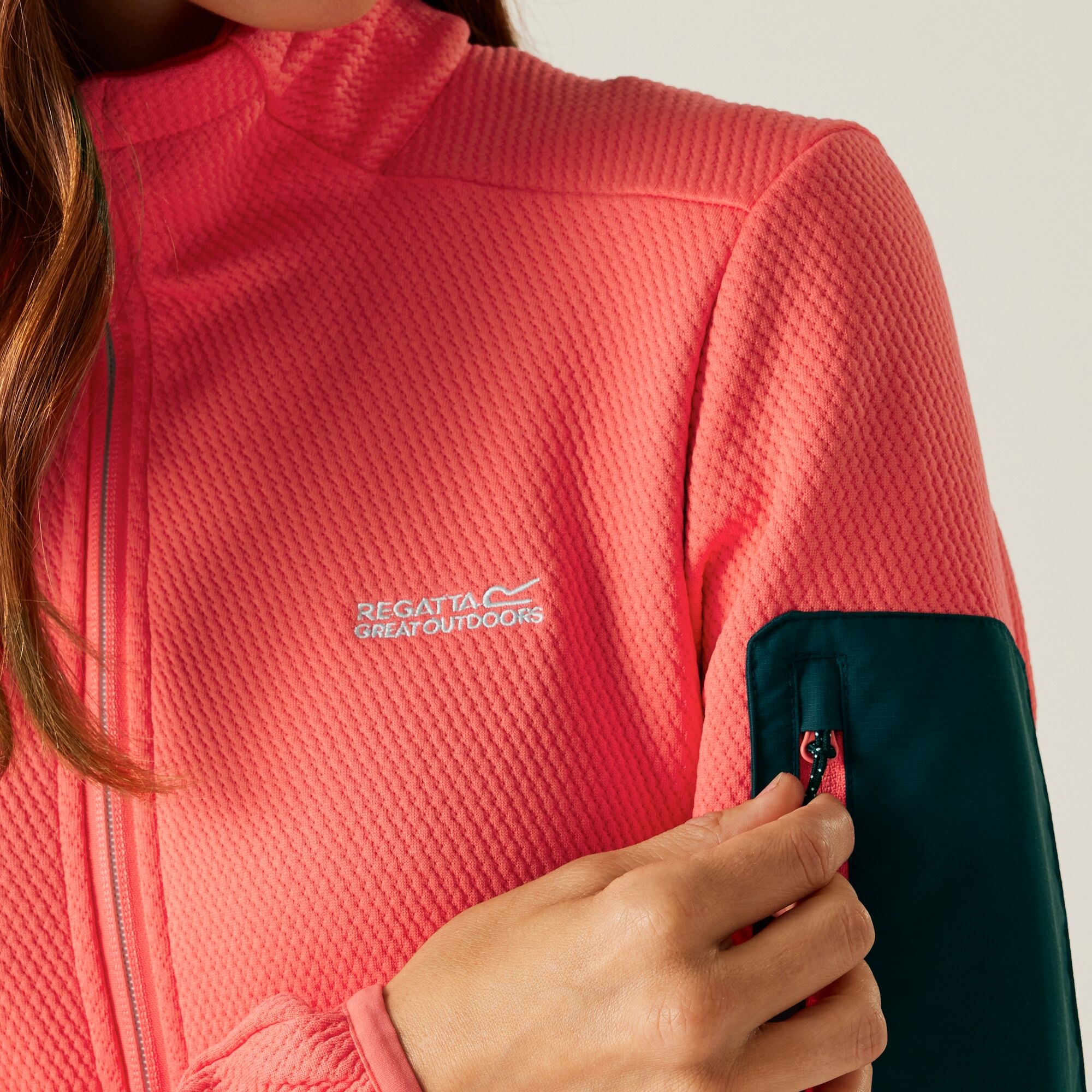 Women's Aldean Softshell Jacket | Peach Bloom Light Vanilla