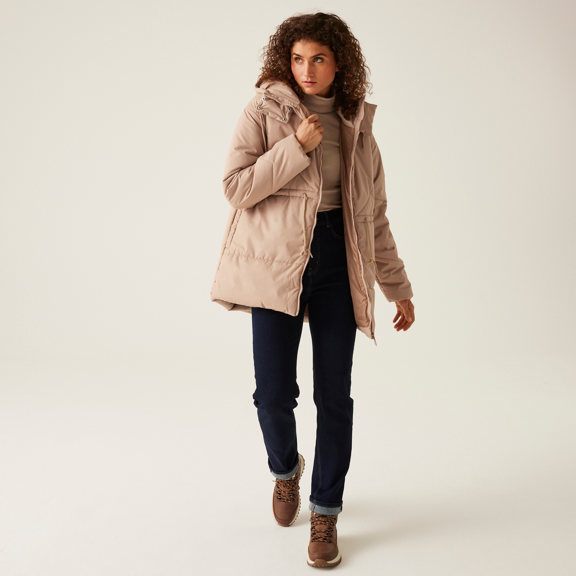 Women's Rurie Quilted Jacket | Warm Taupe