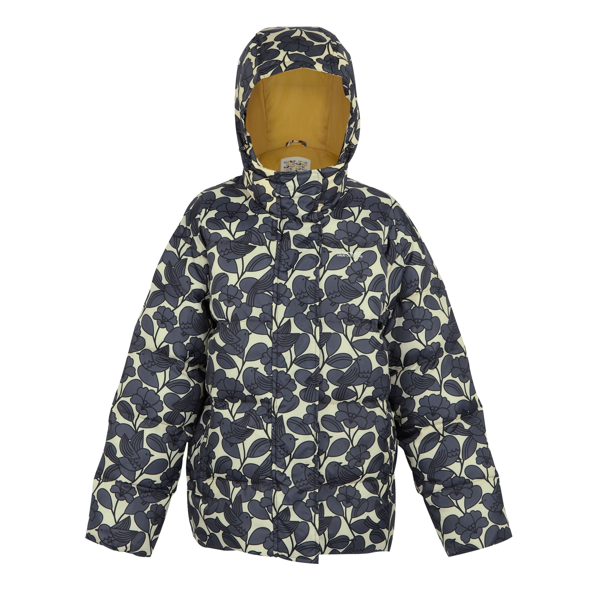 Orla Kiely Oversized Quilted Jacket | Birdy Grey