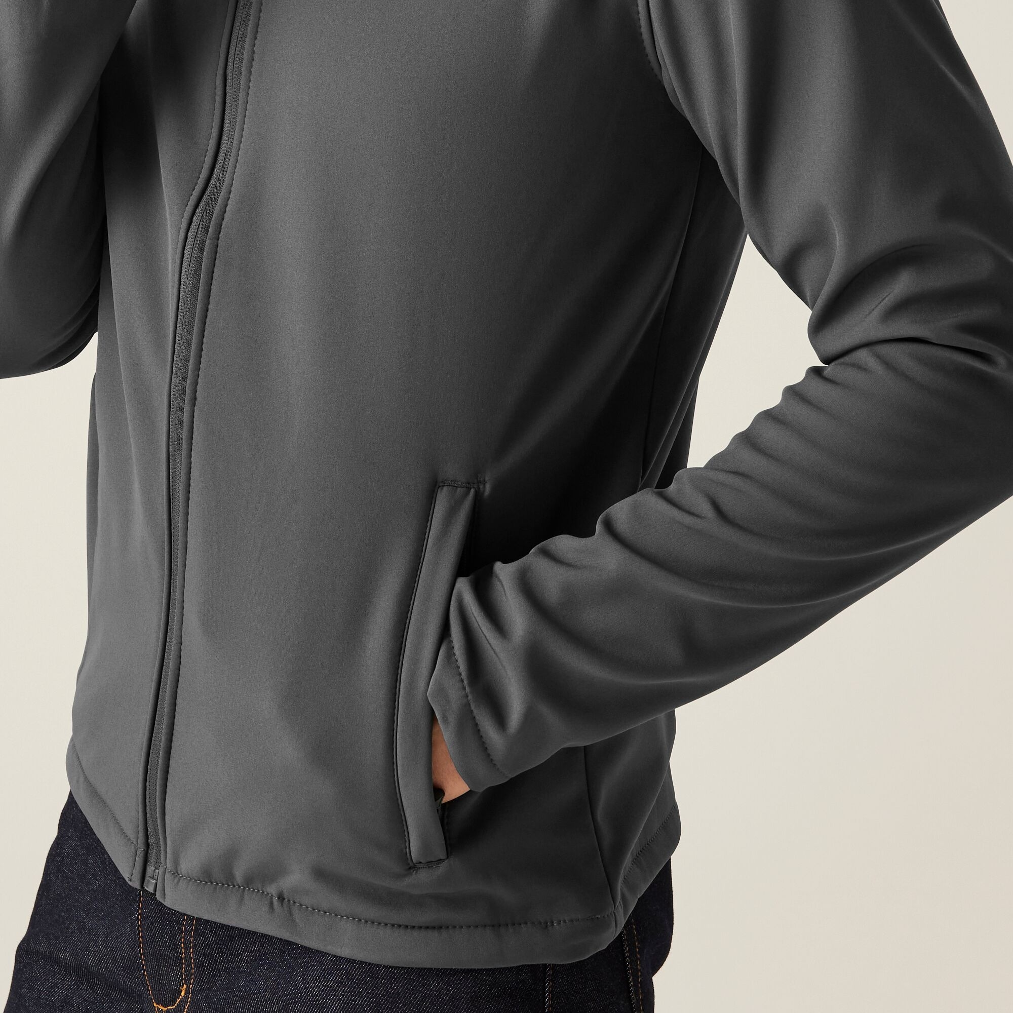 Men's Reid Softshell Jacket | Seal Grey Black