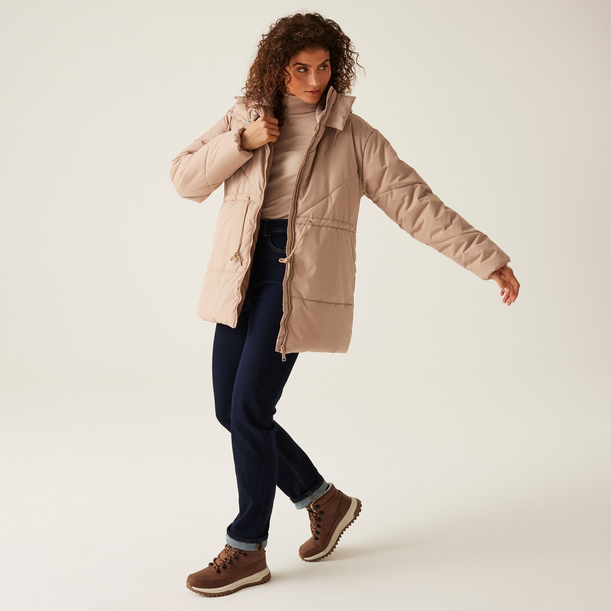 Women's Rurie Quilted Jacket | Warm Taupe