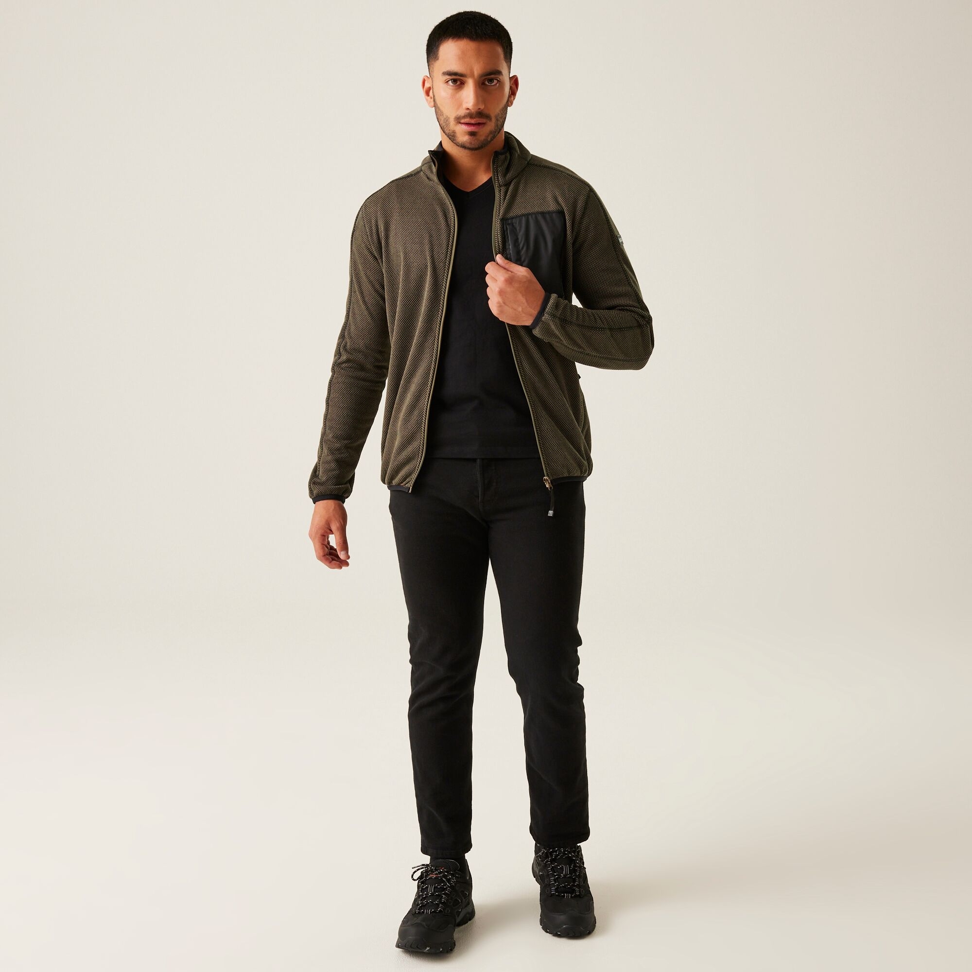 Men's Kitom Full Zip Fleece | Crocodile Marl