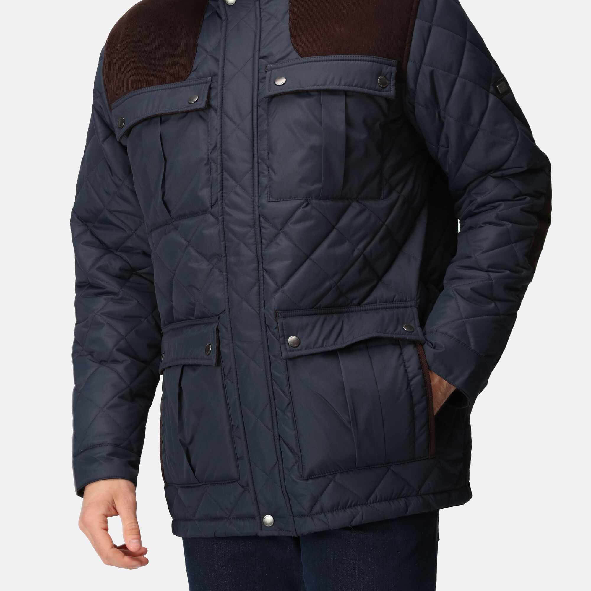 Men's Padbury Quilted Jacket | Navy