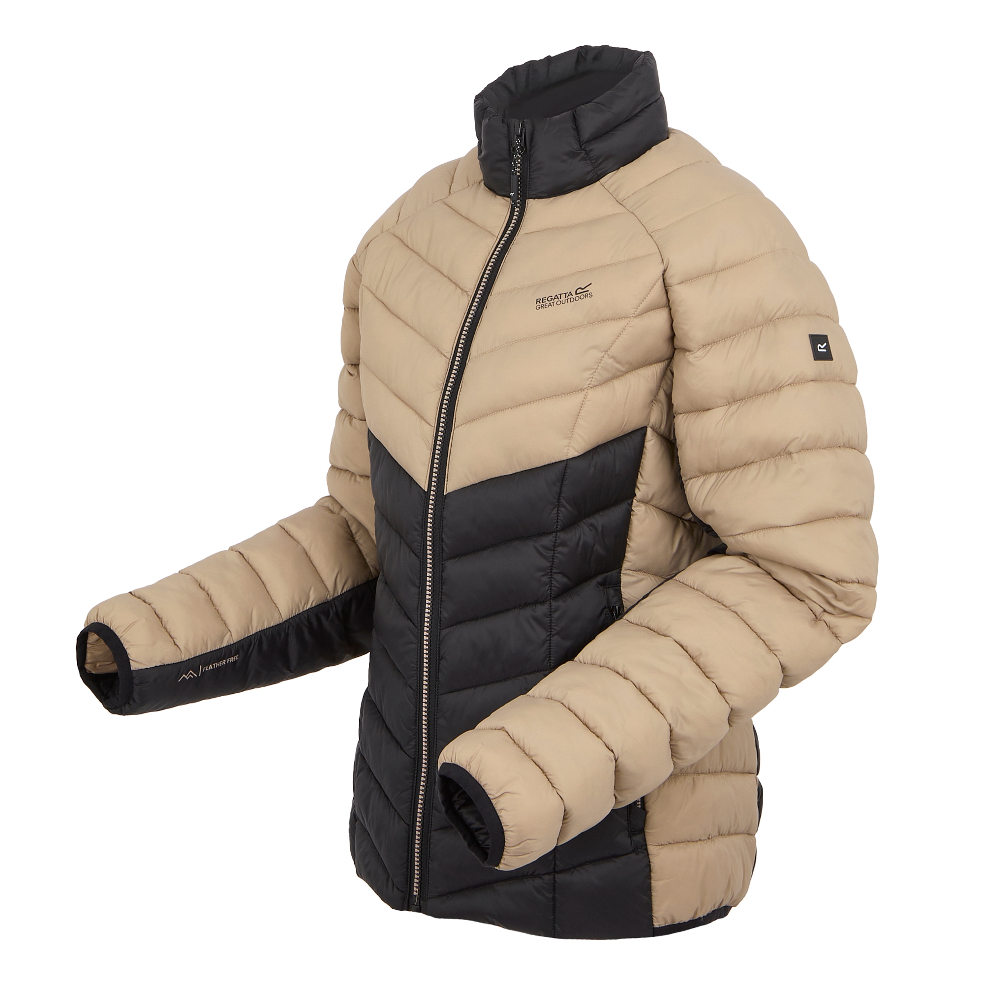 Women's Dalent Quilted Jacket | Warm Taupe Black
