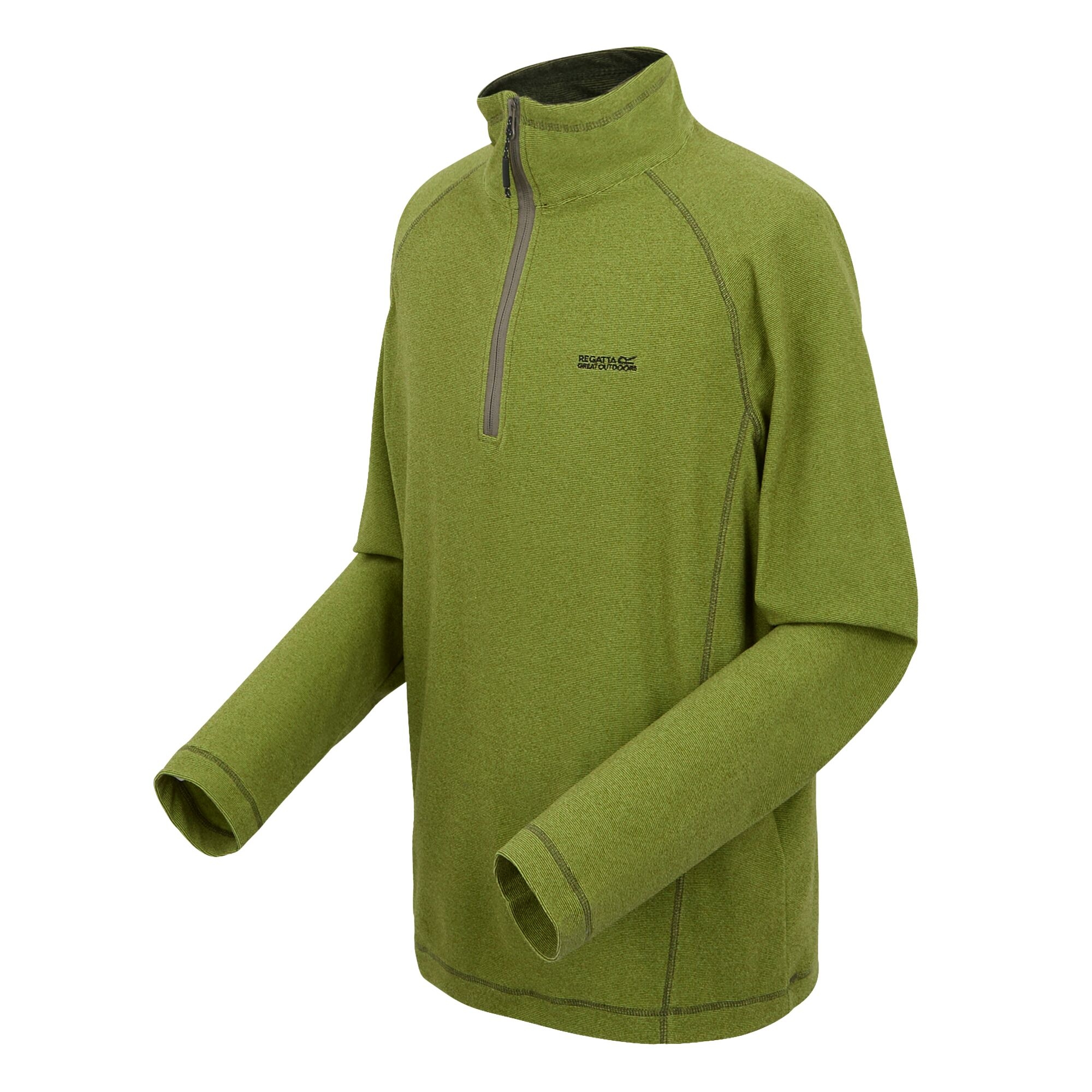 Men's Montes Lightweight Half Zip Fleece | Grenoble Green Nephrite Green