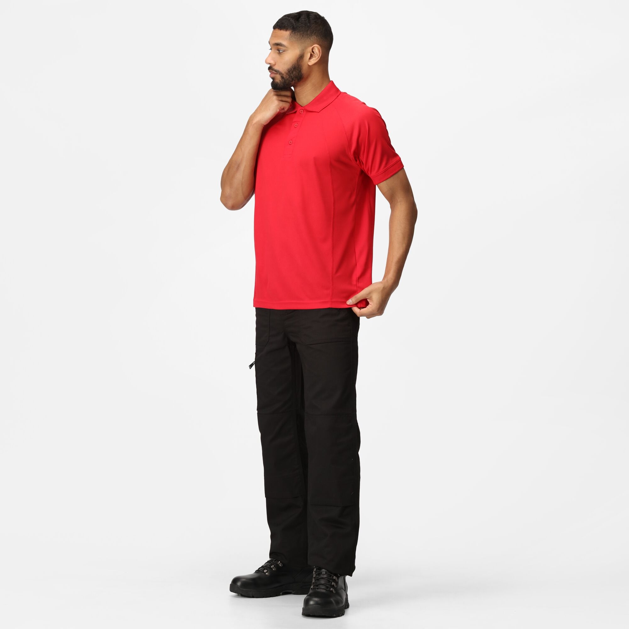 Men's Coolweave Wicking Polo Shirt | Classic Red