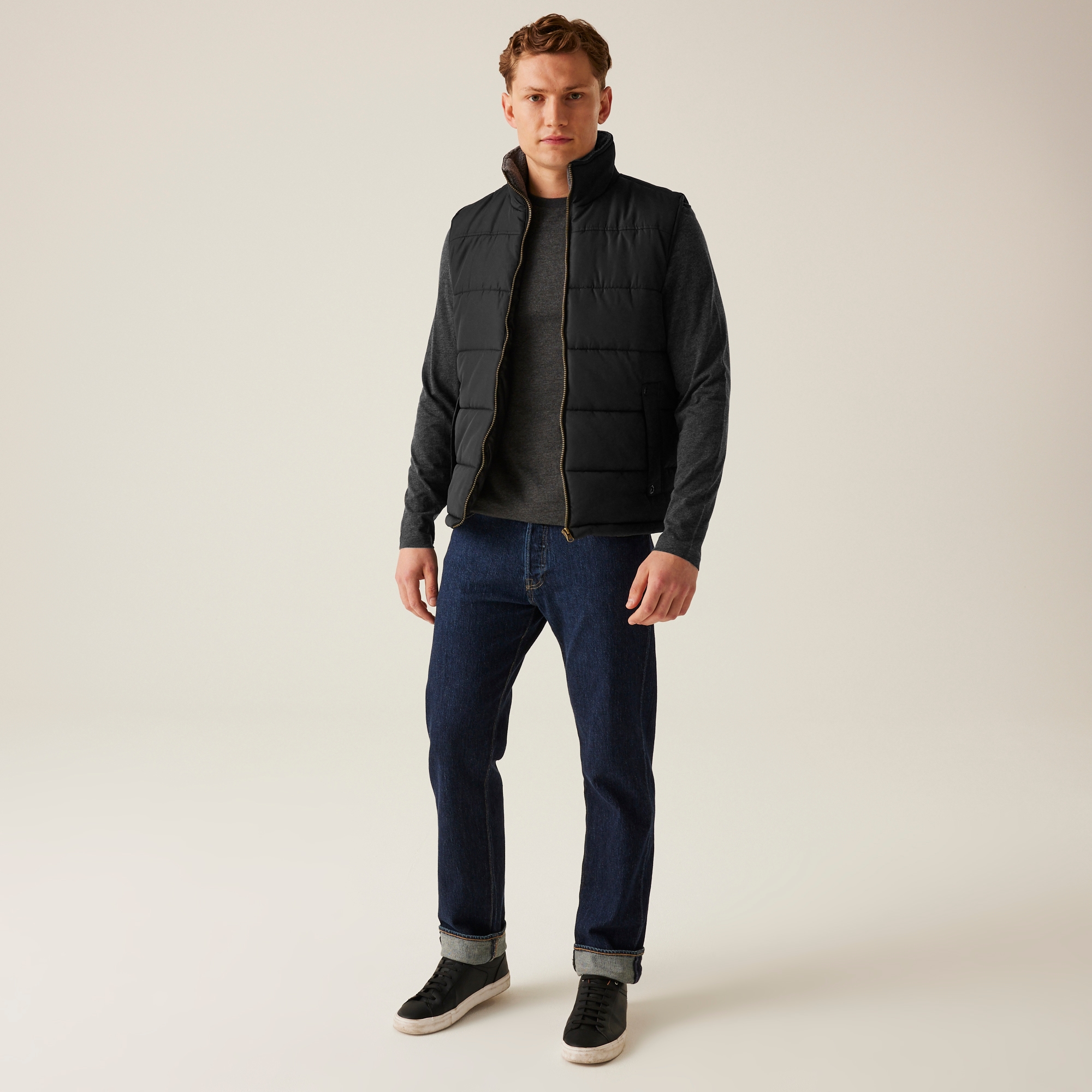 Men's Altoona Insulated Quilted Gilet | Black