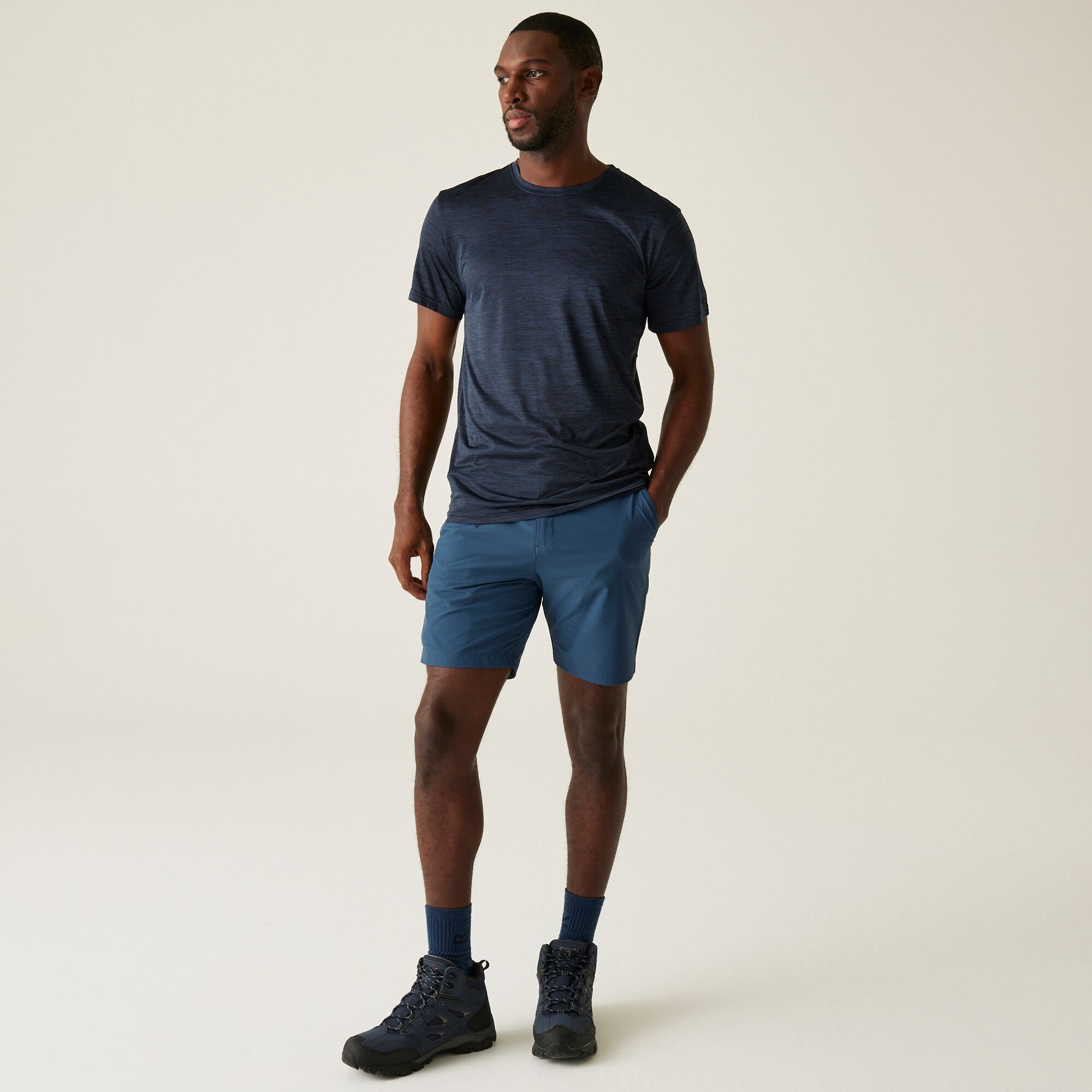 Men's Travel Light Packaway Shorts | Moonlight Denim