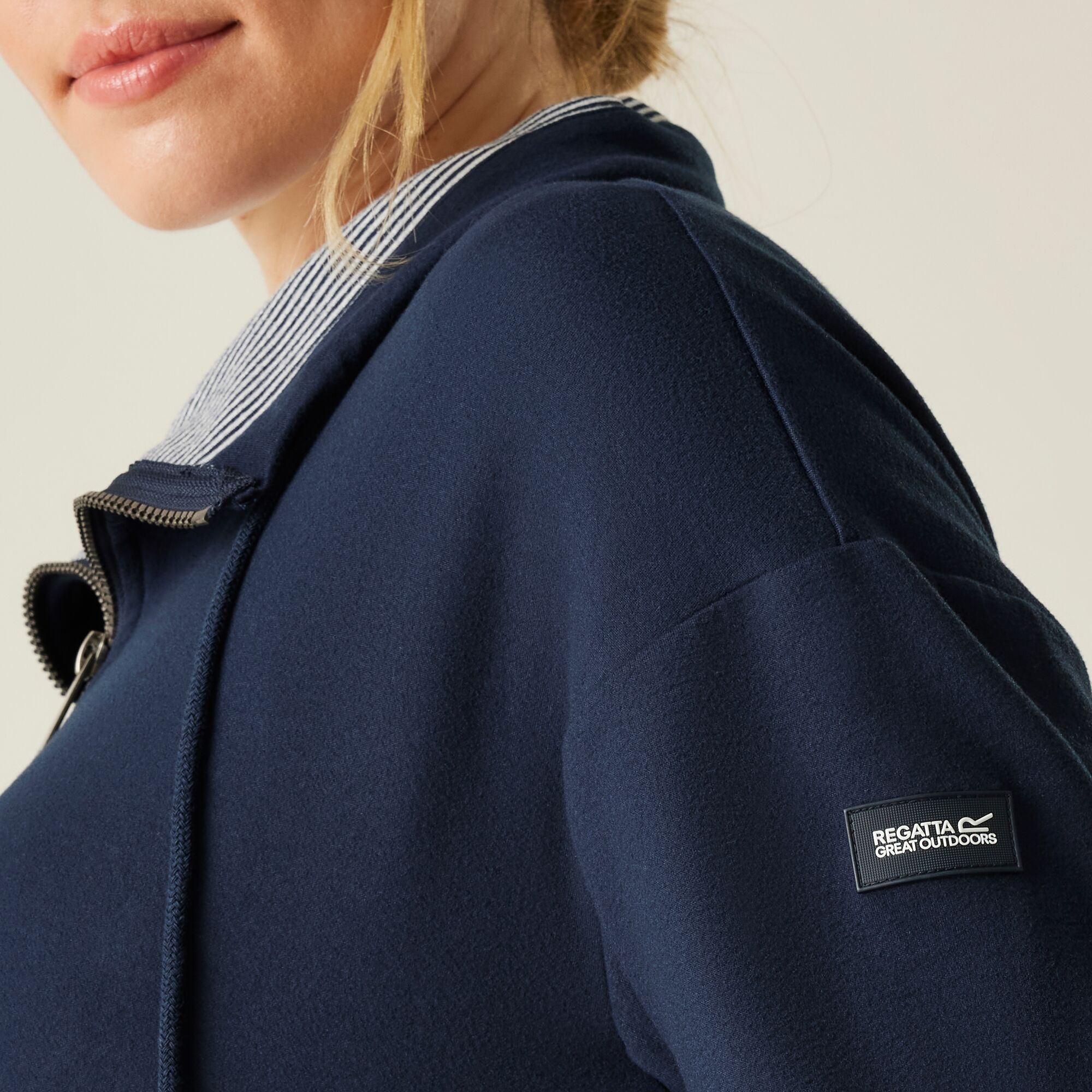 Women's Ashlynn Knitted Fleece | Navy