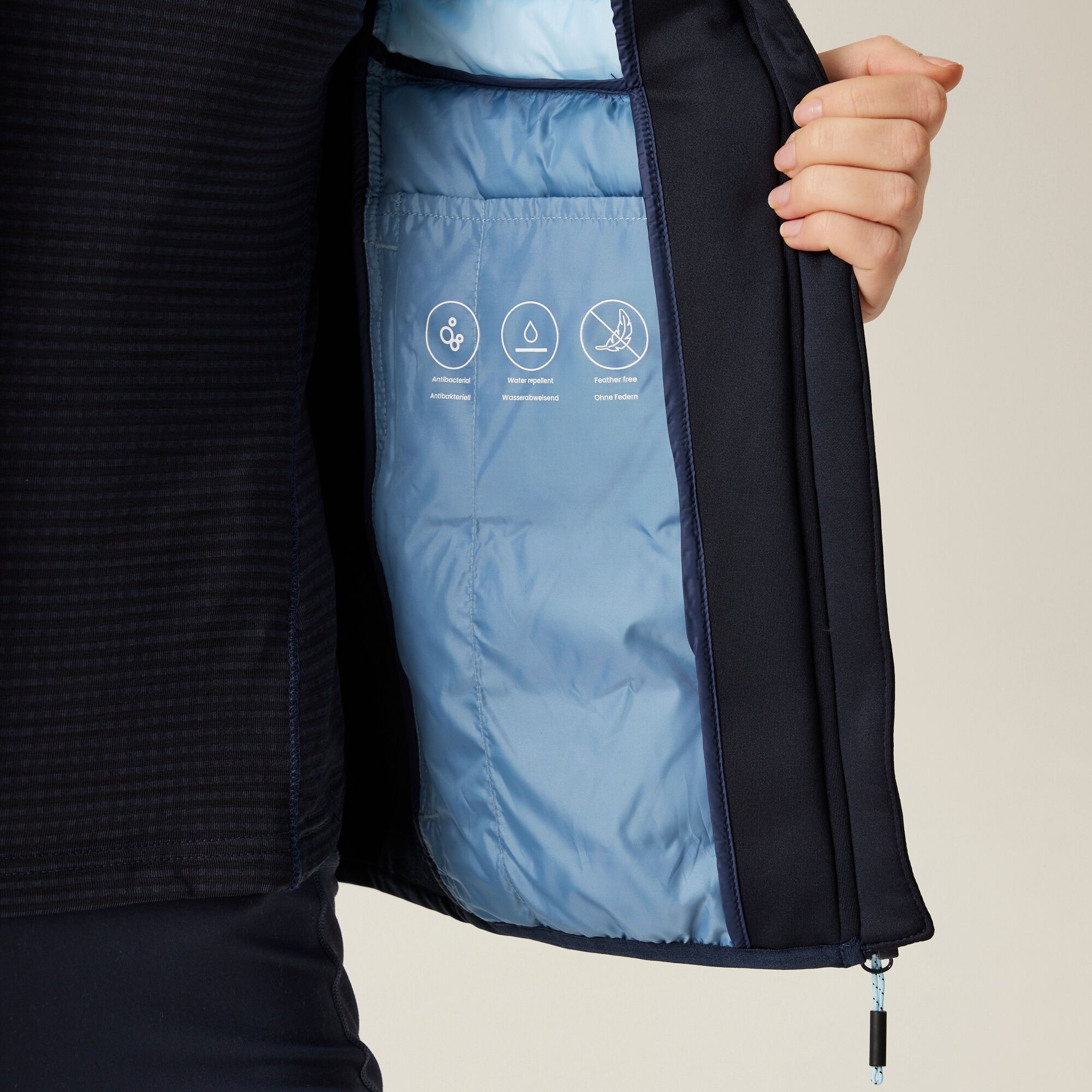 Women's Leedre Hybrid Bodywarmer | Navy Coronet Blue