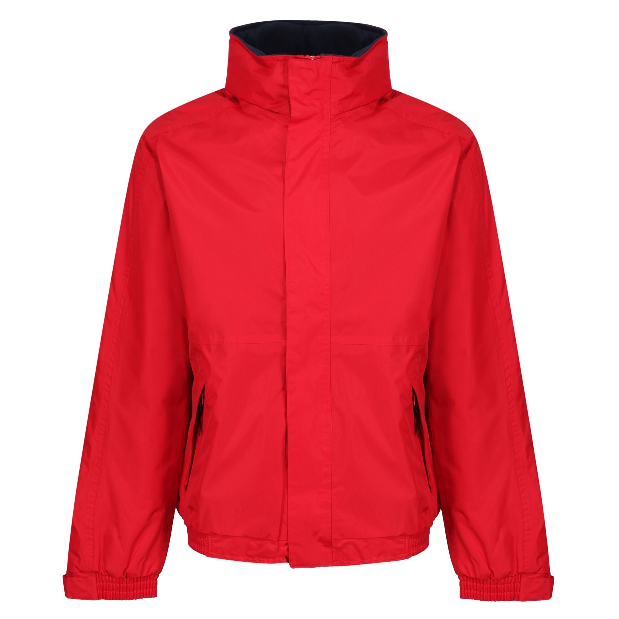 Men's Dover Fleece Lined Waterproof Insulated Bomber Jacket | Classic Red Navy