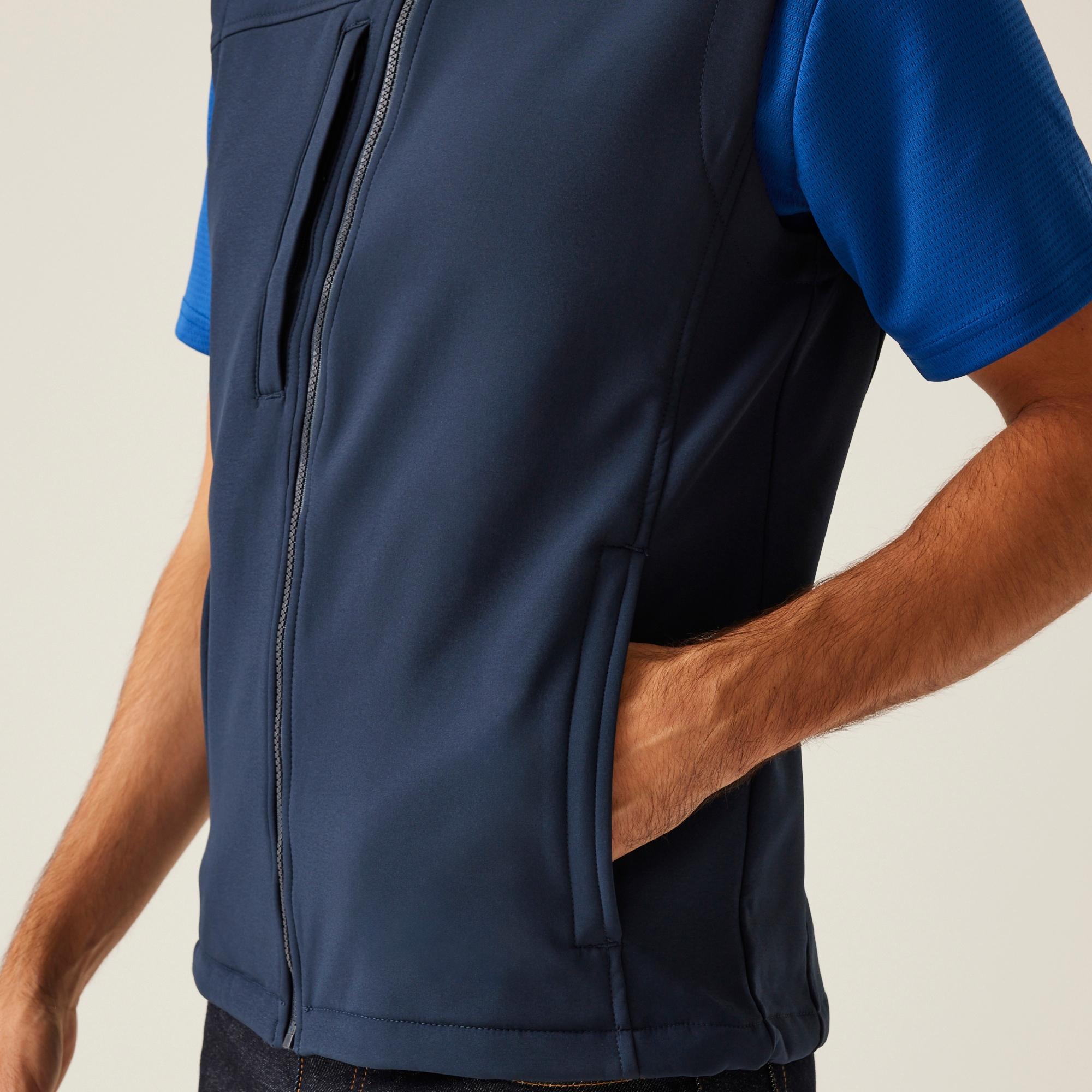 Men's Flux Softshell Bodywarmer | Navy