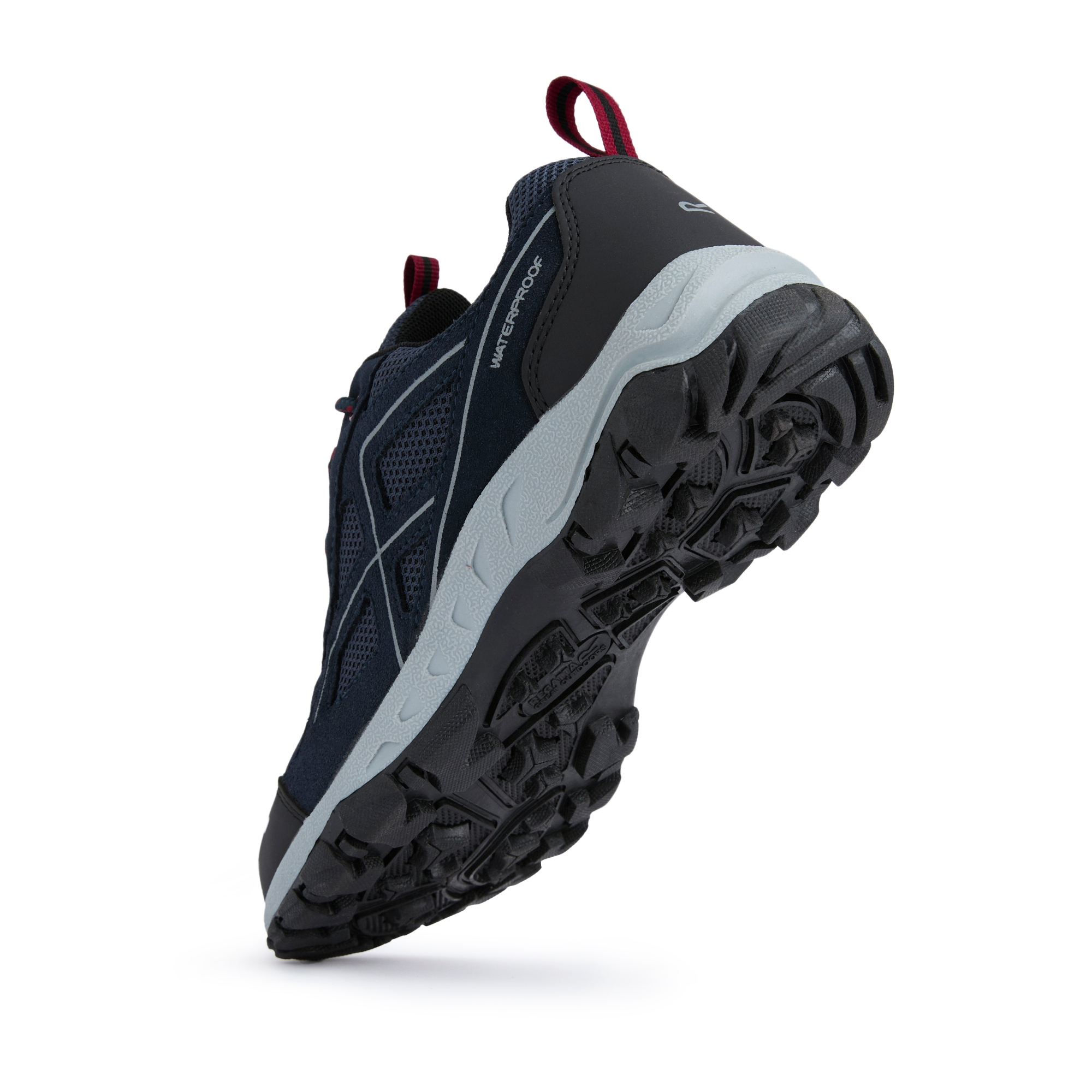 Men's Vendeavour Suede Low Walking Shoes | Navy Rio Red