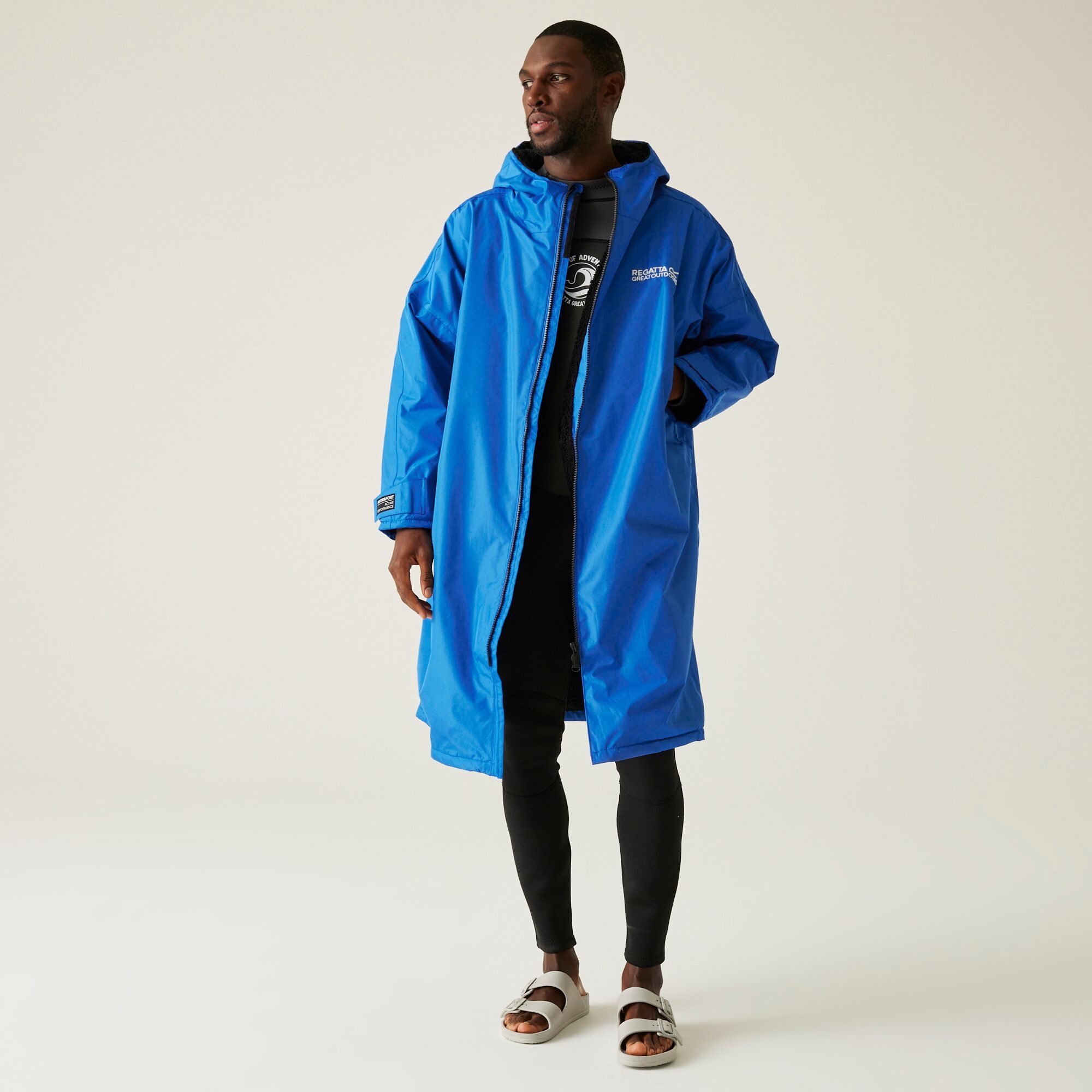Adult's Waterproof Changing Robe | Oxford Blue