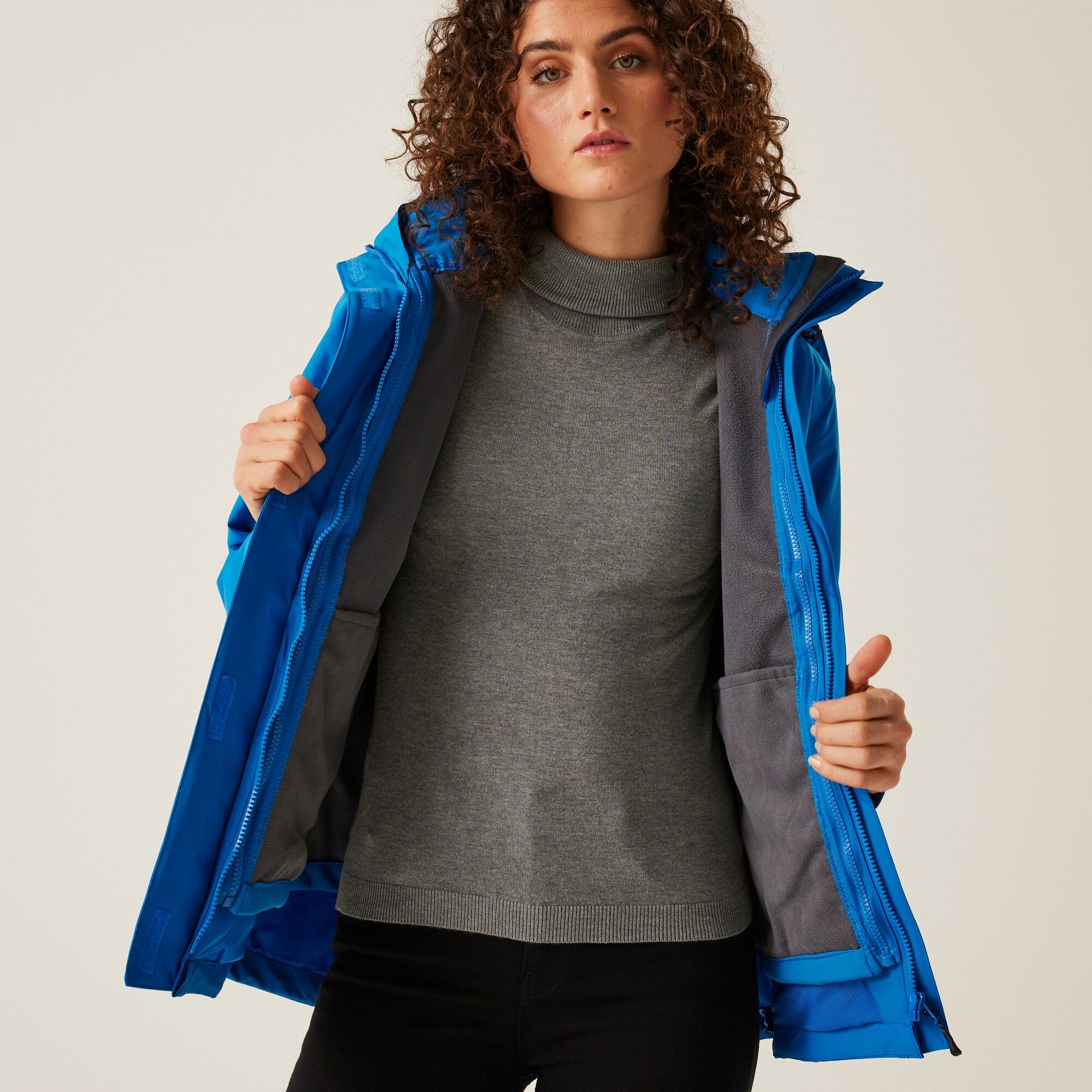 Women's Kingsley Waterproof Stretch 3 in 1 Jacket | Oxford Blue