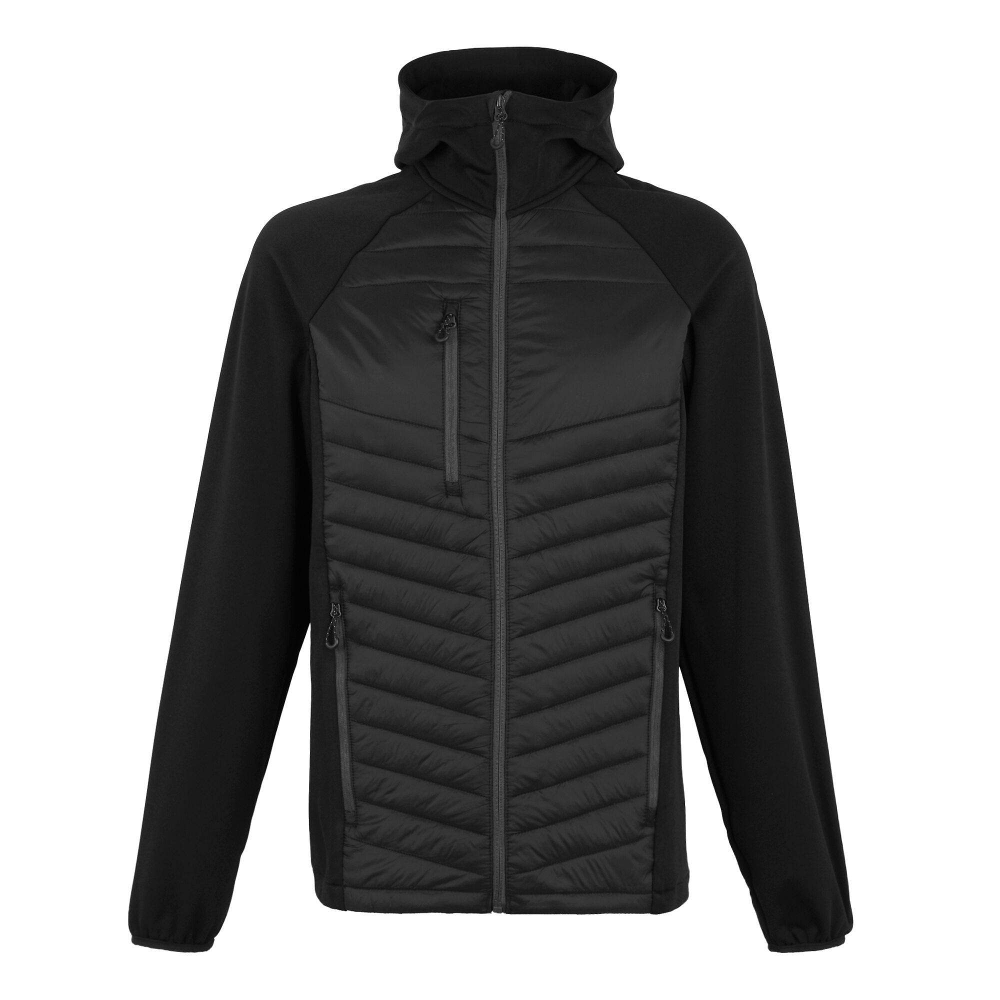 Men's Navigate Hybrid Jacket | Black Seal Grey