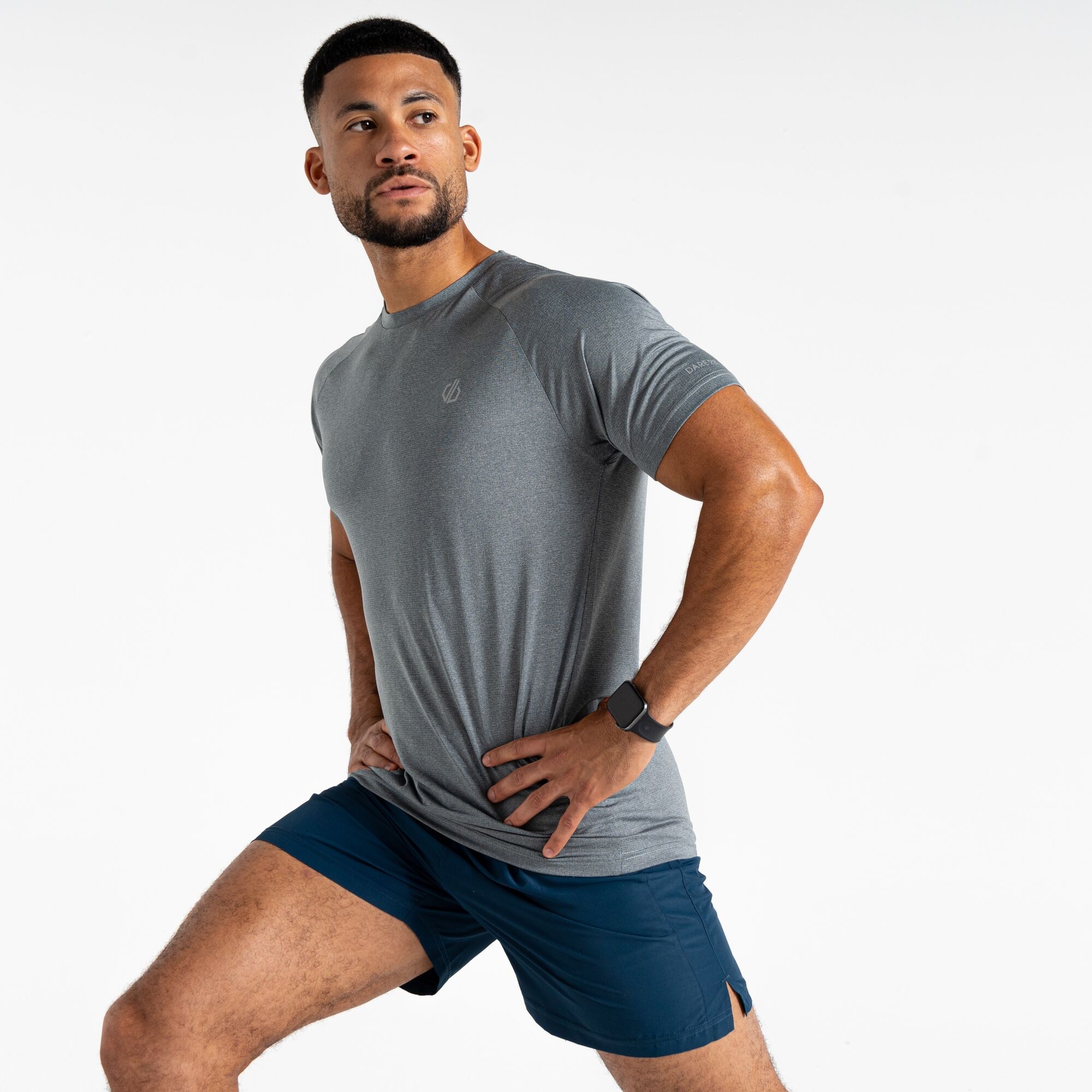 Men's Accelerate Fitness T-Shirt | Lead Grey