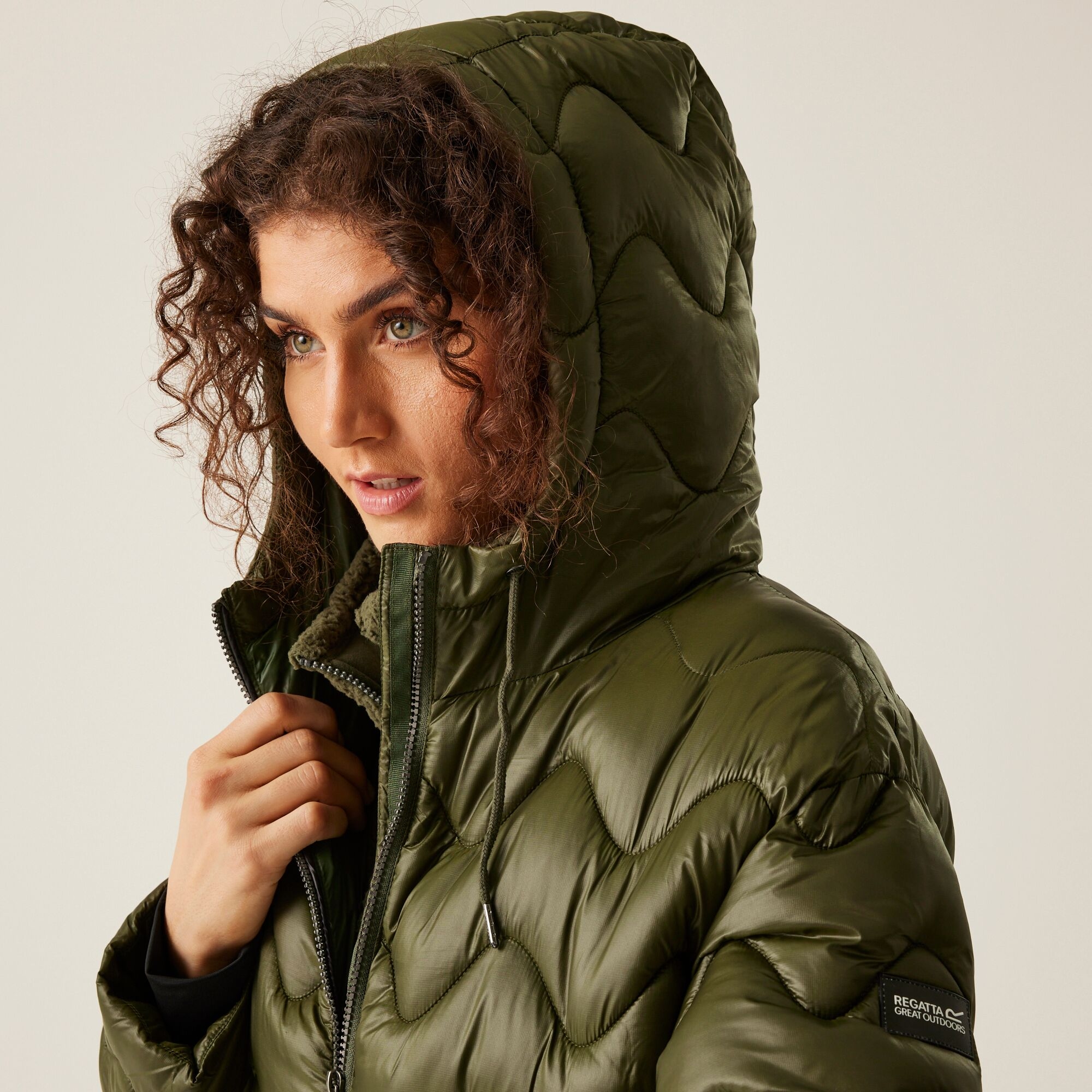 Women's Cambrie II Quilted Jacket | Dark Khaki