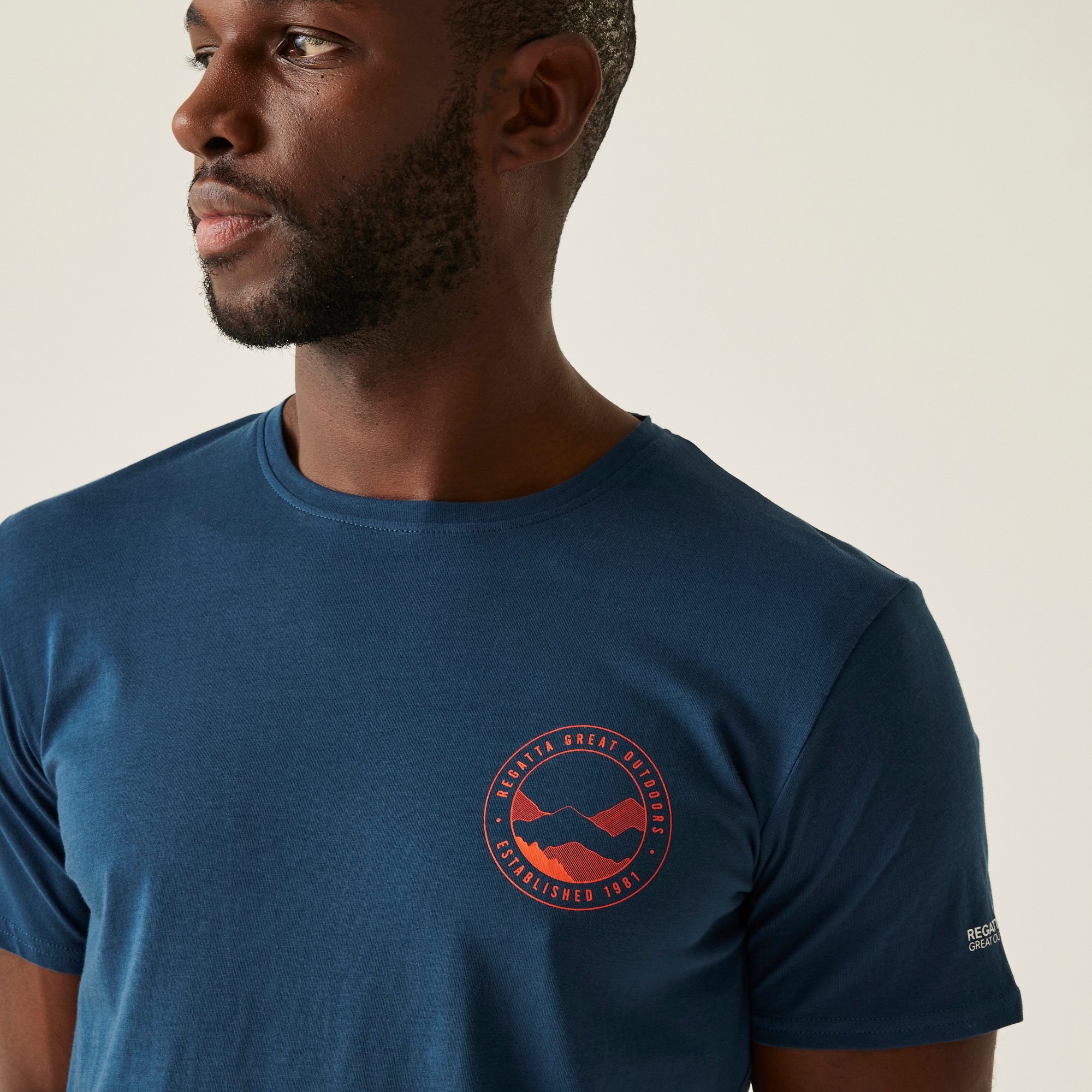 Men's Breezed V T-Shirt | Moonlight Denim