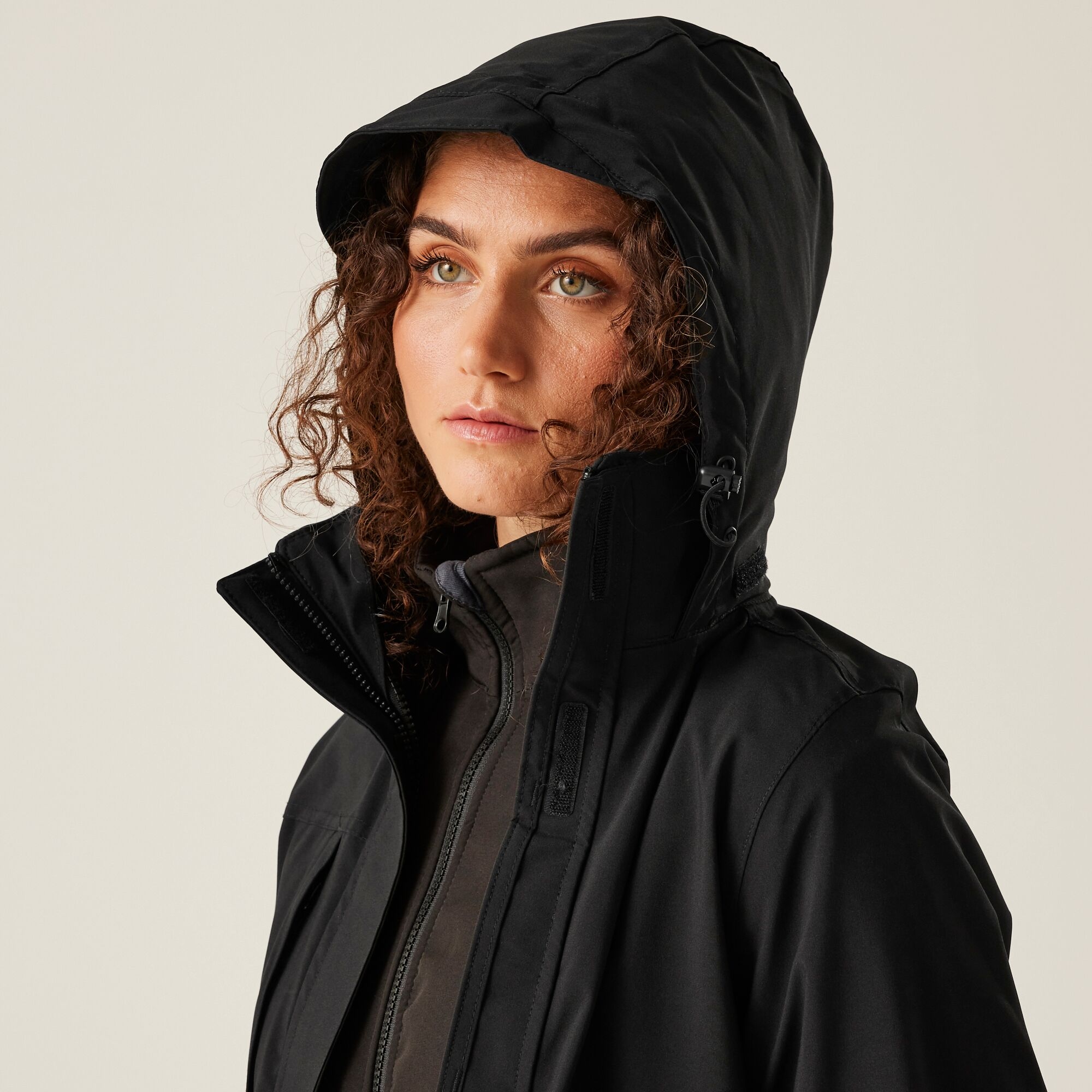 Women's Kingsley Waterproof Stretch 3 in 1 Jacket | Black