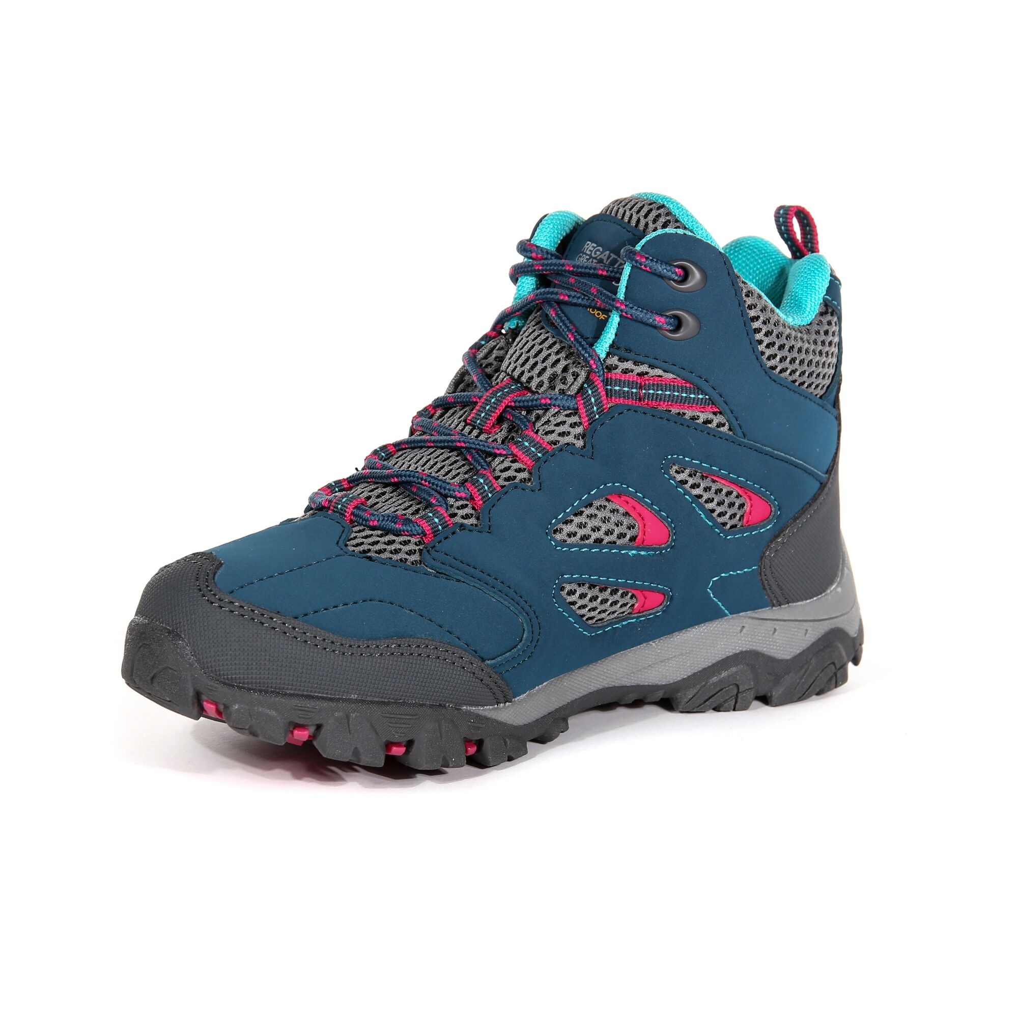 Kids' Holcombe Waterproof Mid Walking Boots | Moroccan Blue Duchess
