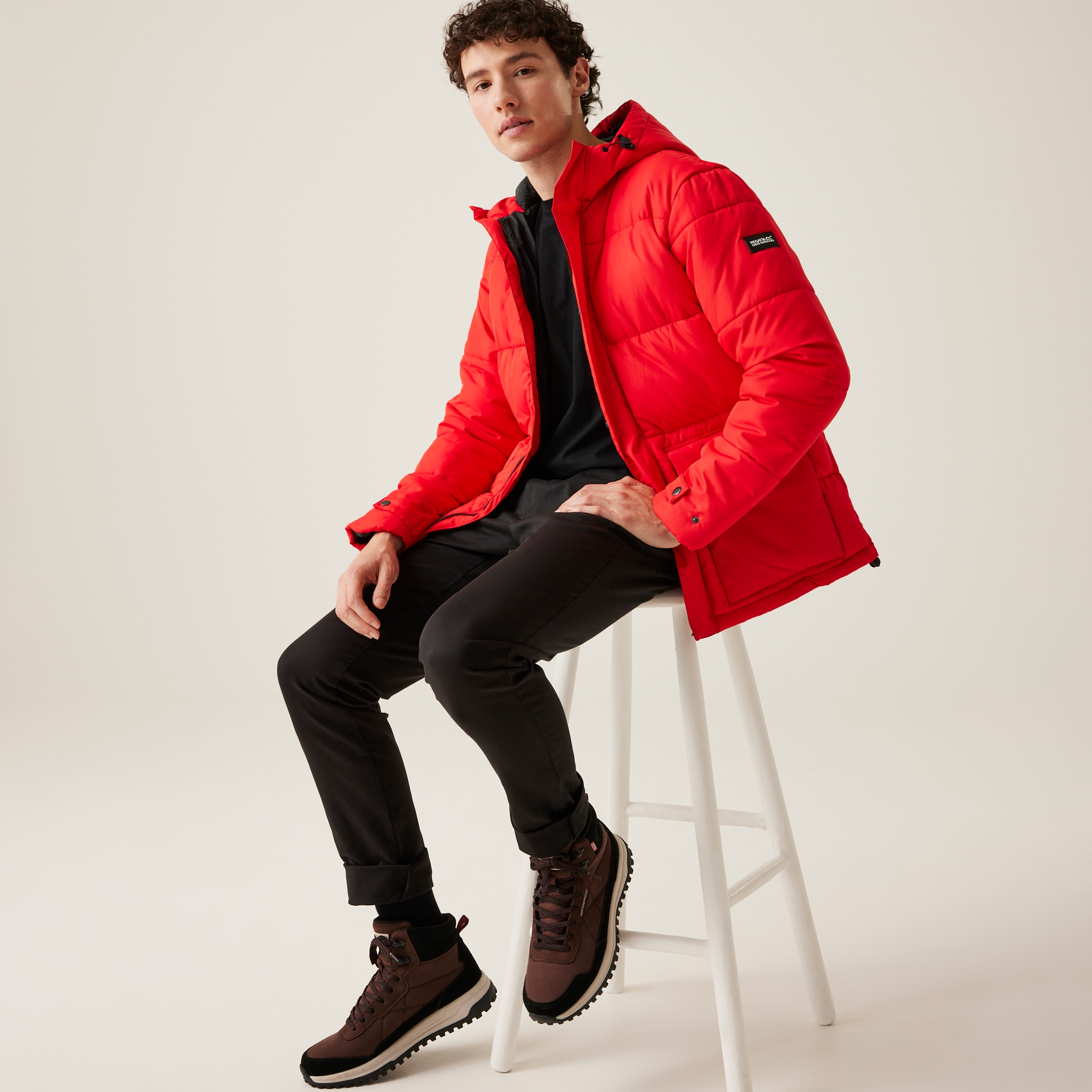 Men's Falkner Padded Jacket | High Risk Red