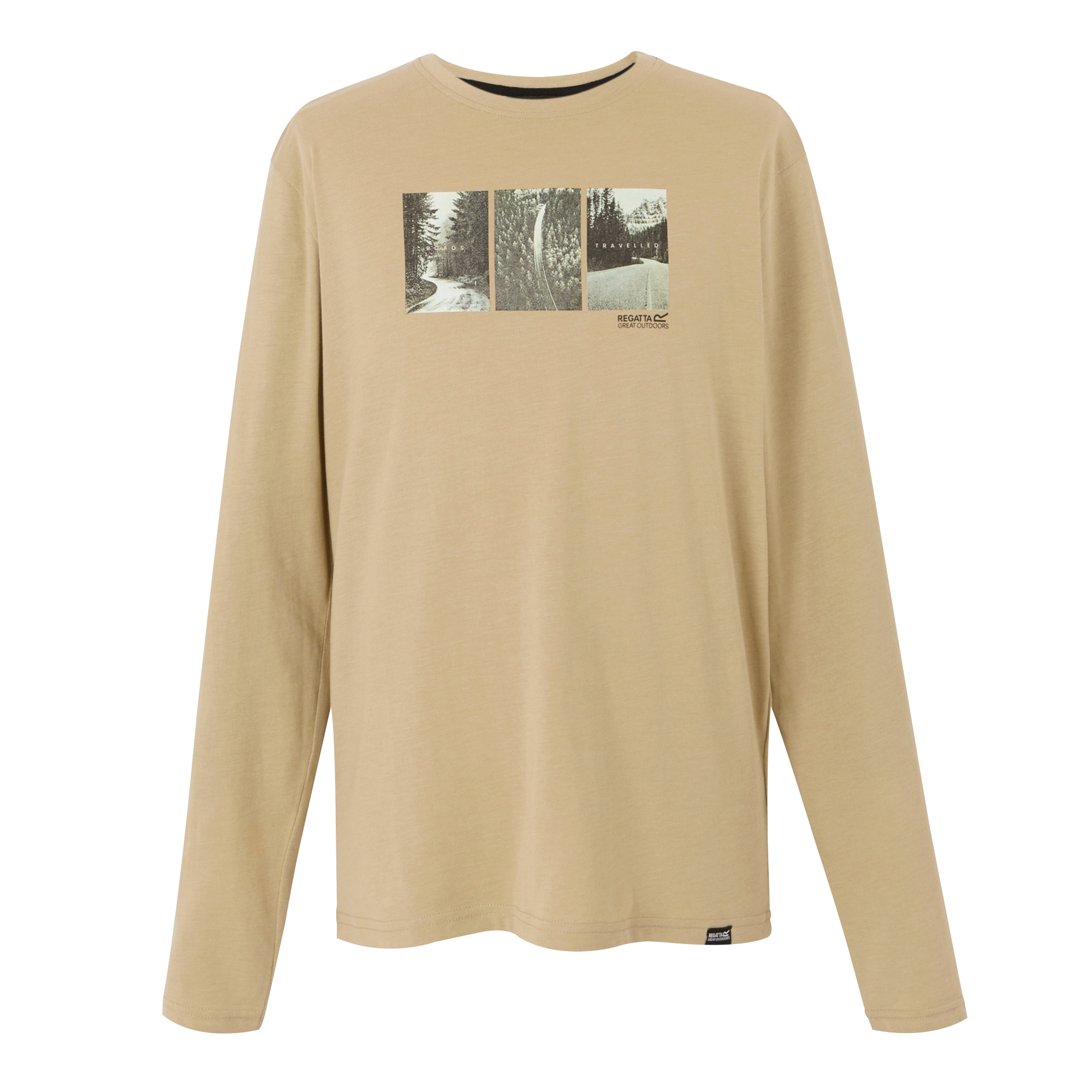Men's Maylow Long Sleeved T-Shirt | Abbeystone Marl Graphic
