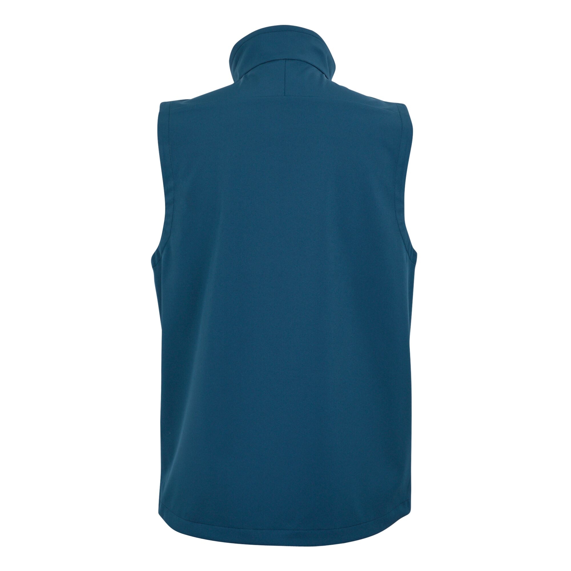 Men's Arana Softshell Gilet | Moonlight Denim Tangerine Tango