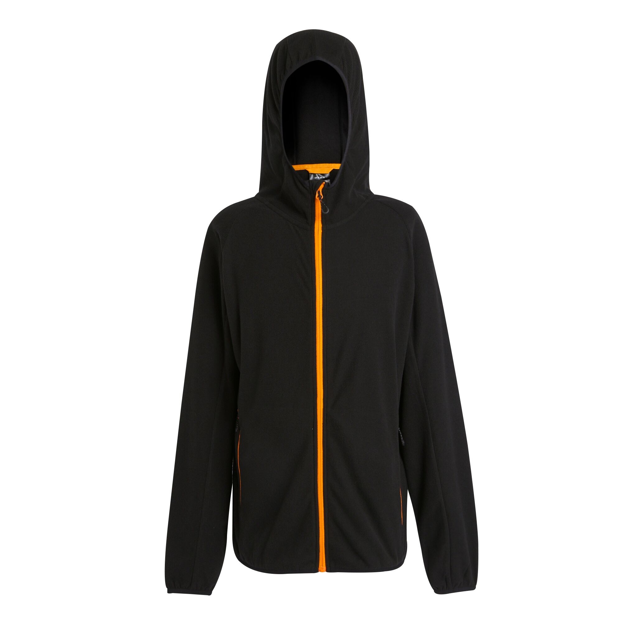 Men's Navigate Full-Zip Fleece | Black Orange Pop