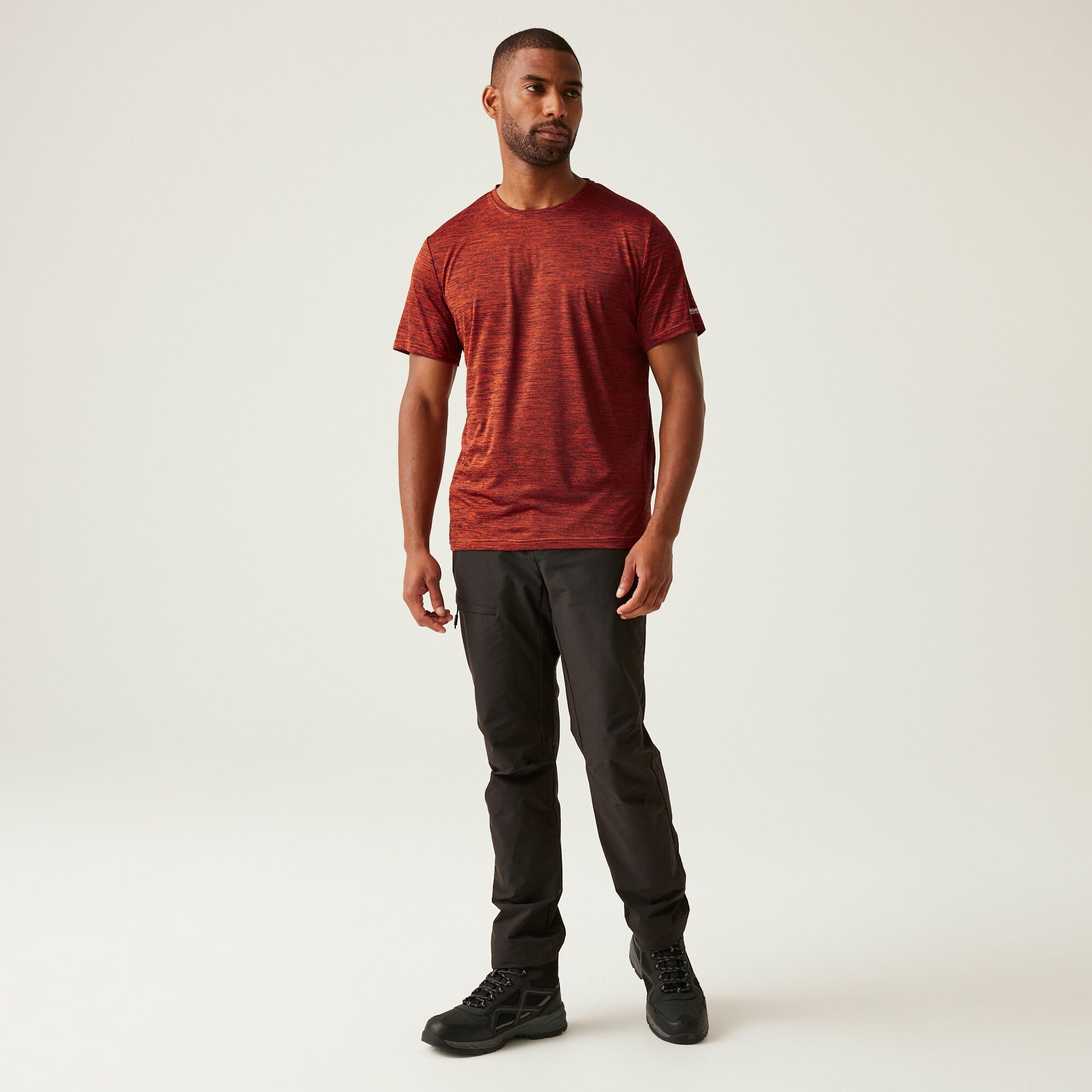 Men's Fingal Edition Marl T-Shirt | Tangerine Tango